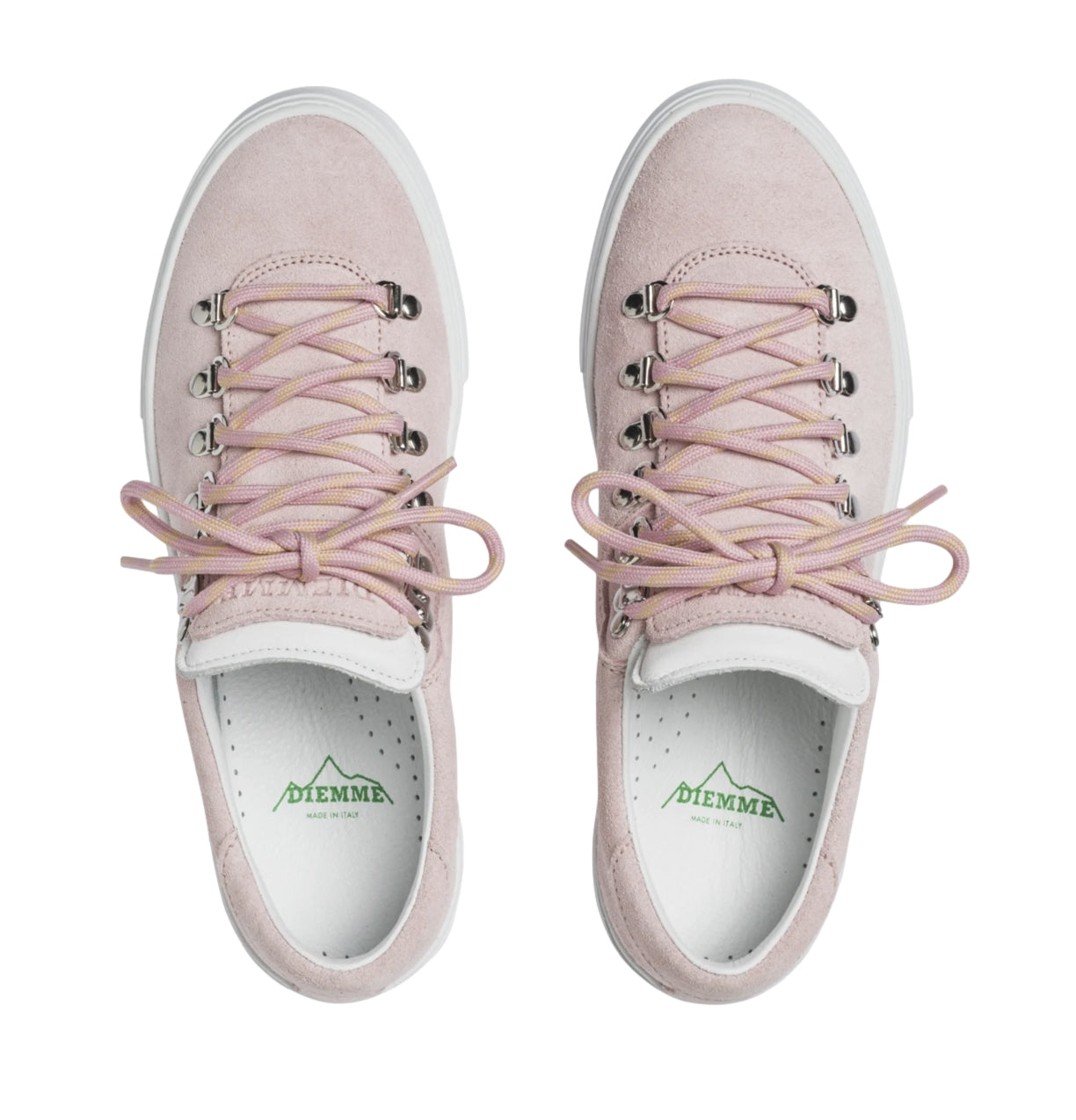 Diemme Marostica lave plattform sko i rosa med bobleffekt, komfortabel og stilren design for kvinner.