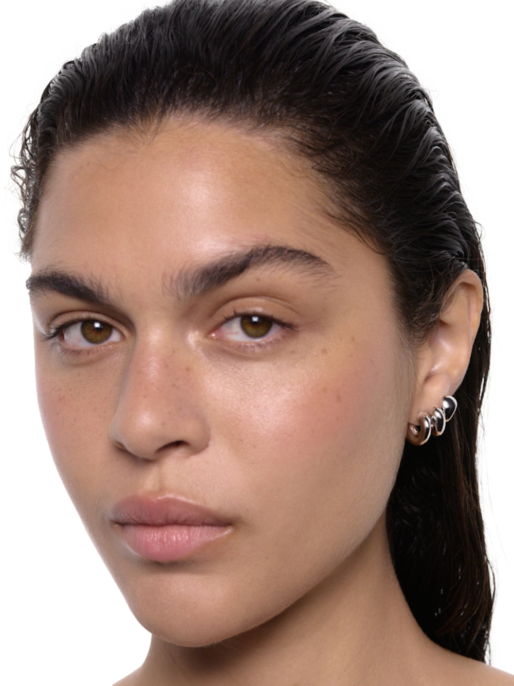 Maria Black Coil Crawler Earring Left Øredobber Sølv - modostore.no