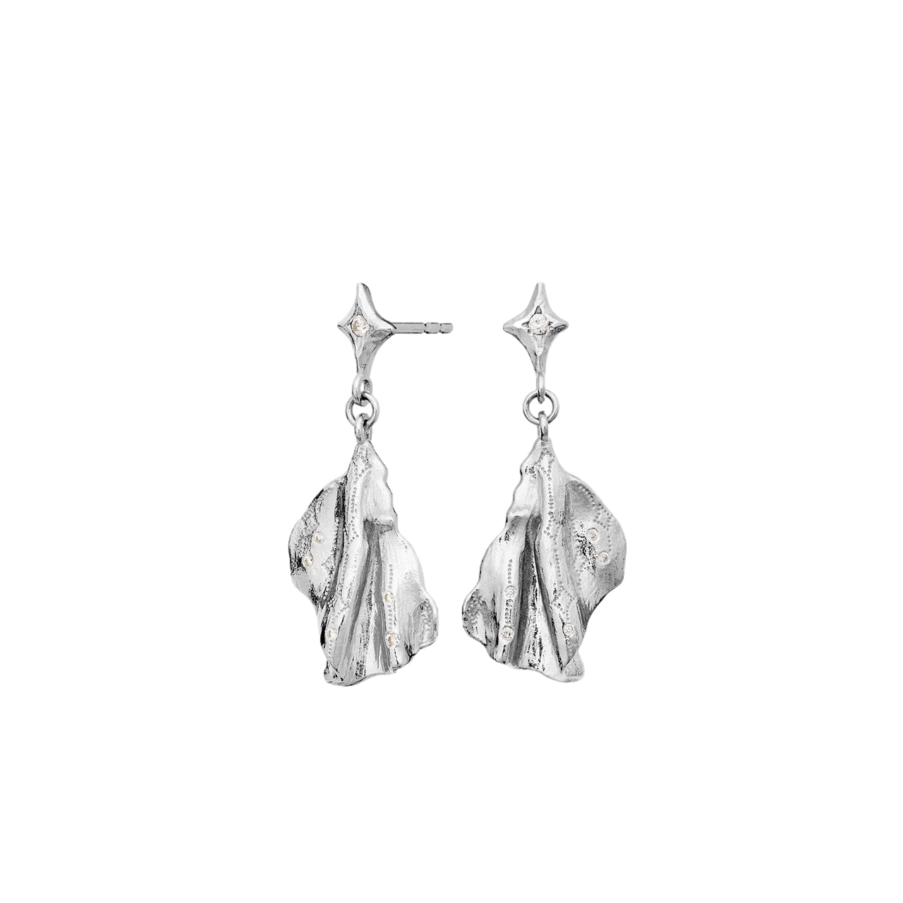 Maanesten Gerda Earrings Øredobber Sølv