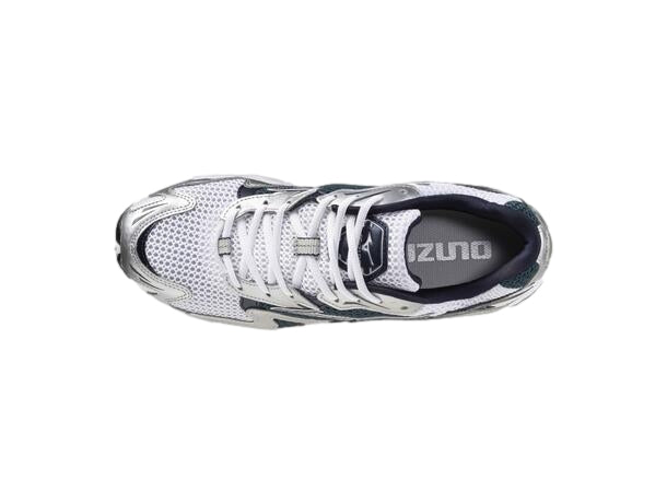 Mizuno Wave Rider 10 Sko Hvit Og Mørkeblå - modostore.no