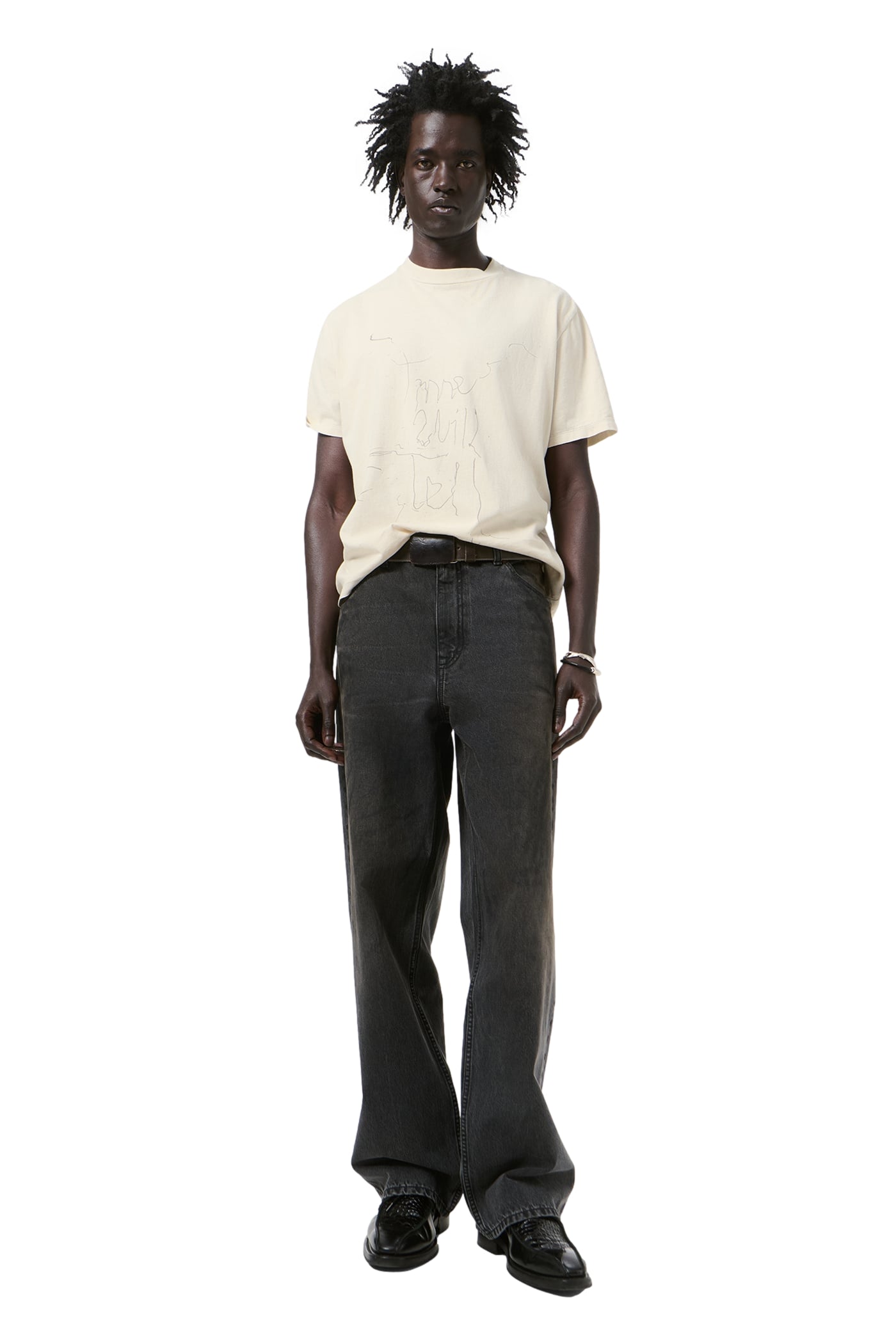 Our Legacy Box T-shirt T-shirt Beige