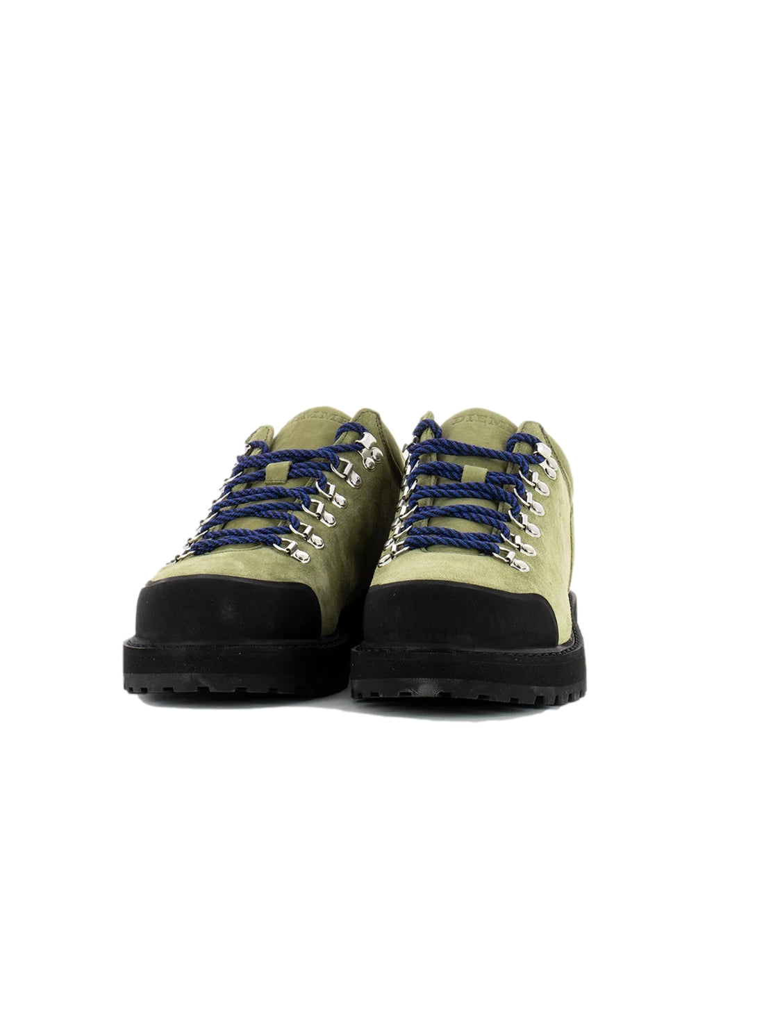 Diemme Cornaro sko i mosegrønn med lær- og semsket skinn, elegante sneakers for kvinner og menn.