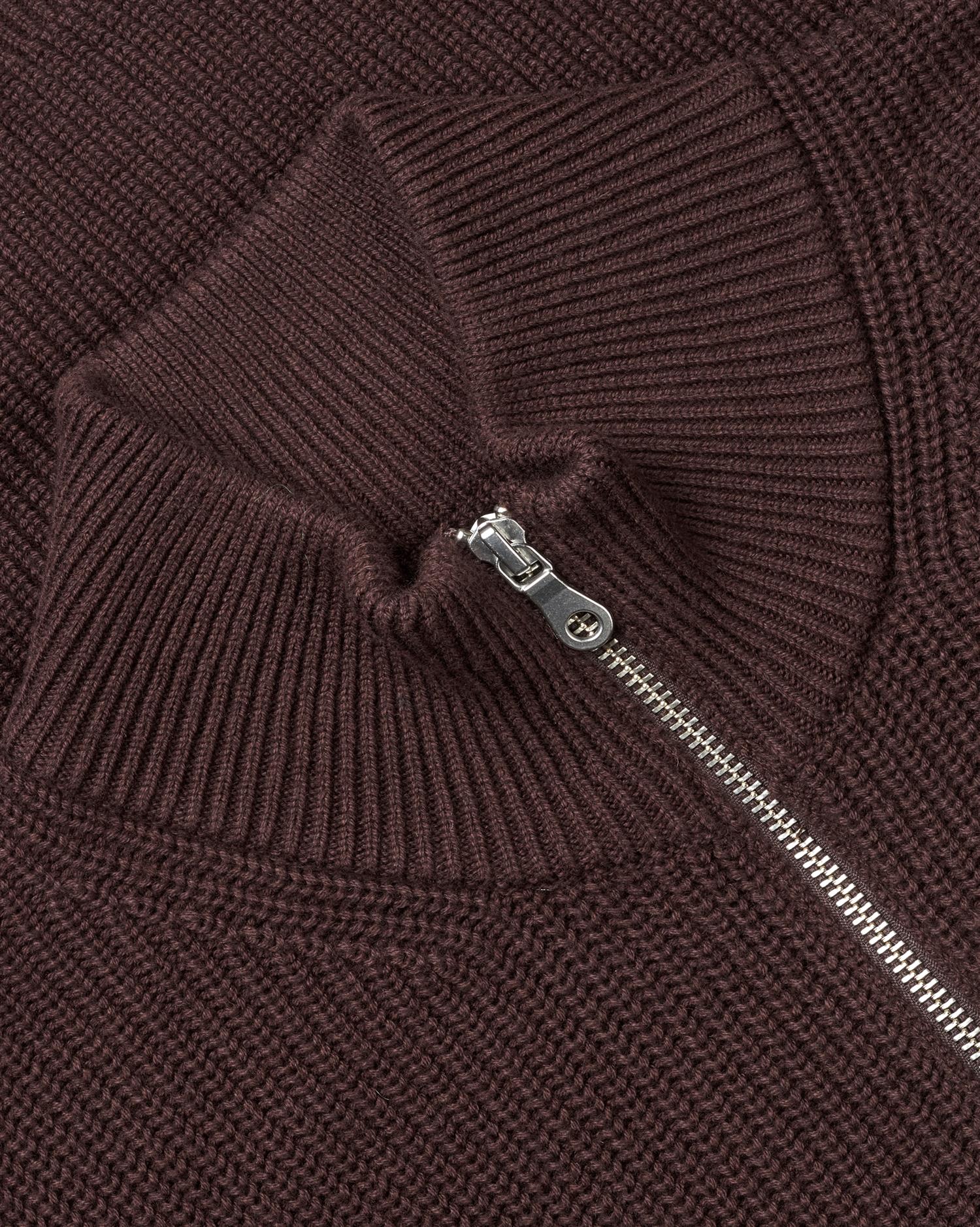Garment Project Norman Brown Cardigan Rødbrun