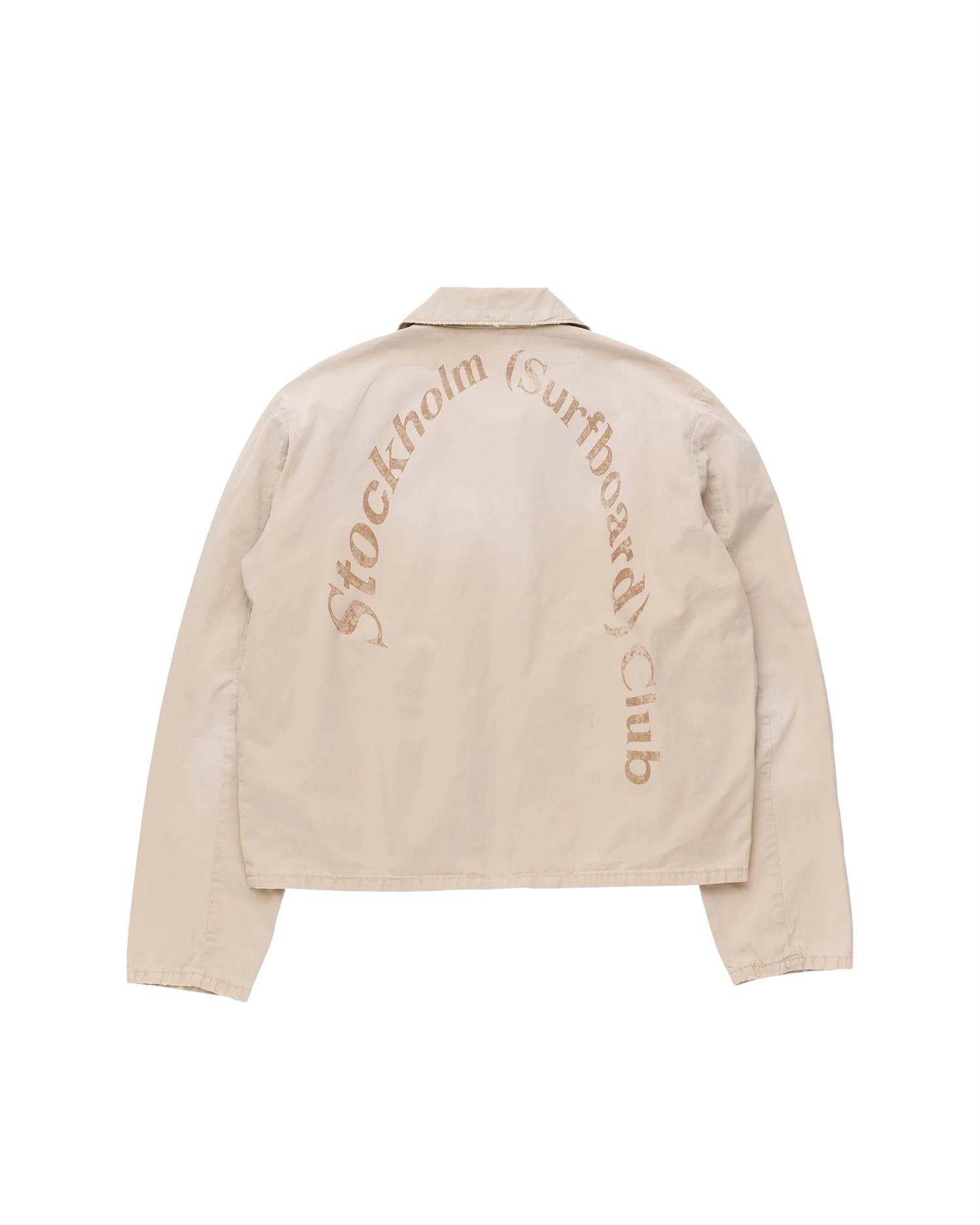Stockholm Surfboard Club Phil Jacket Jakke Beige - modostore.no