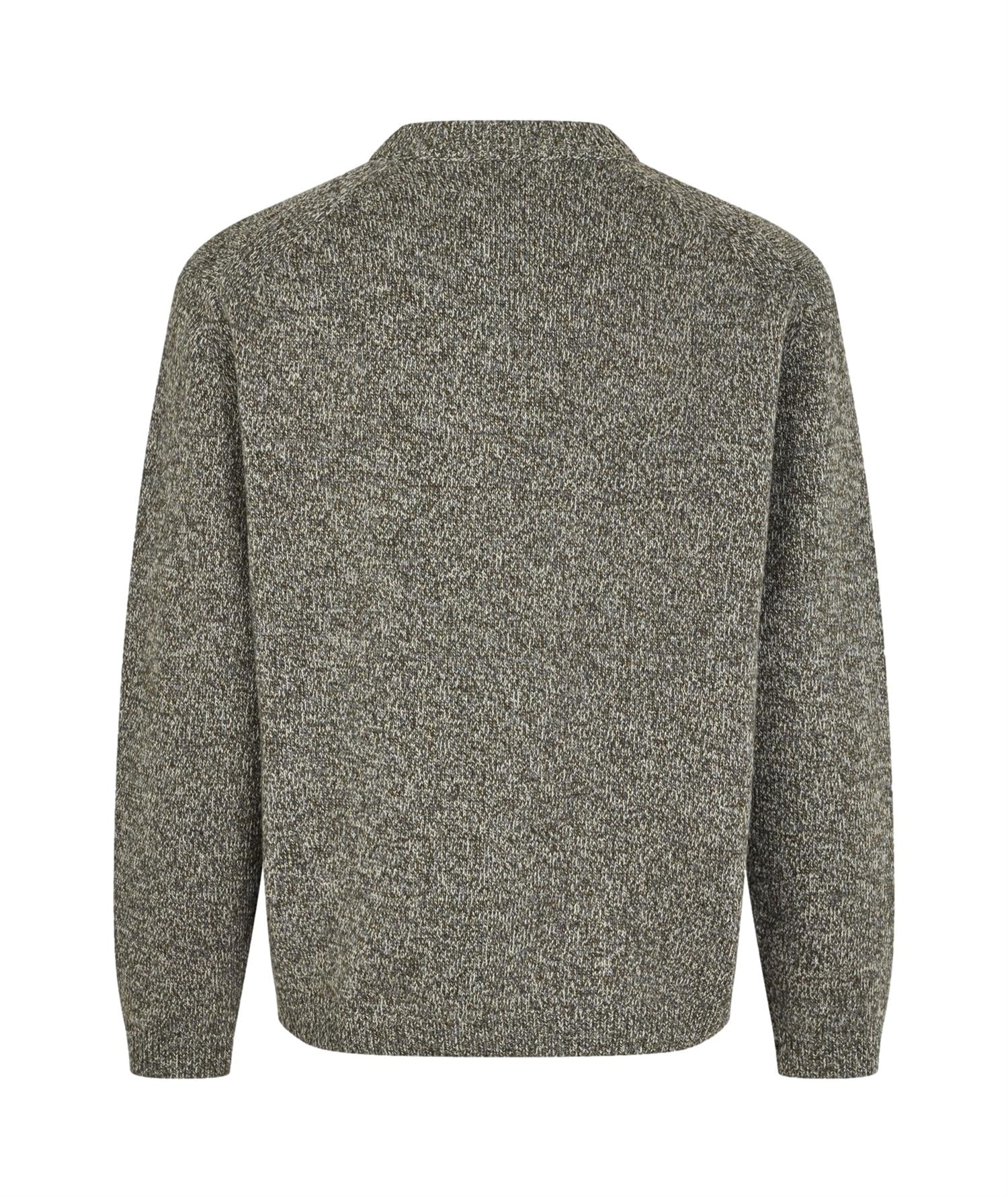 Garment Project Stanton Grey/Bosco Genser Gråbrun