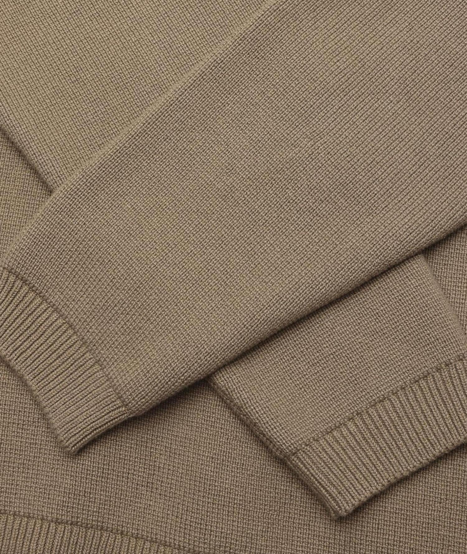 Garment Project Zipper Knit Cardigan Cardigan Mosegrønn - modostore.no