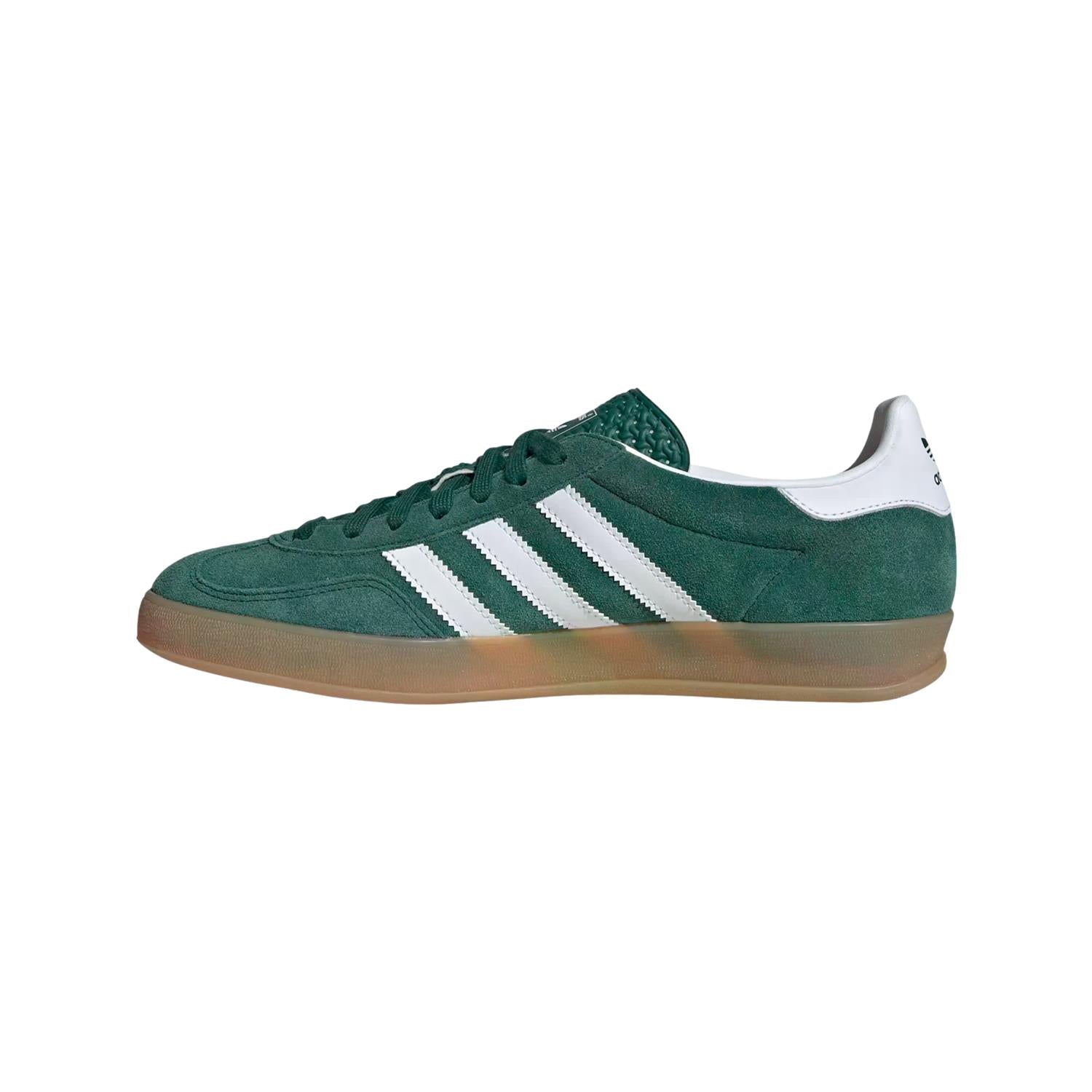 Adidas Gazelle Innendørs sko i grønn med hvite detaljer, sportssko for trening og fritid, modell JI2062