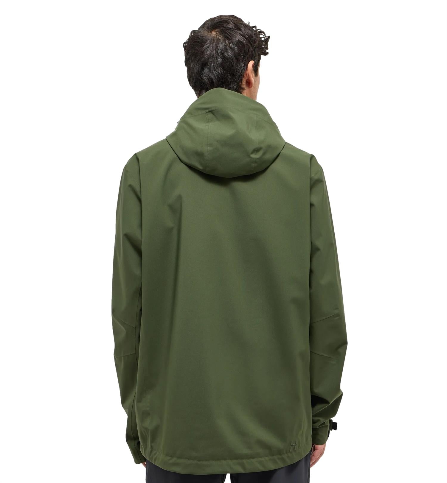 Haglöfs Breeze Proof Jacket Men Jakke Grønn - modostore.no