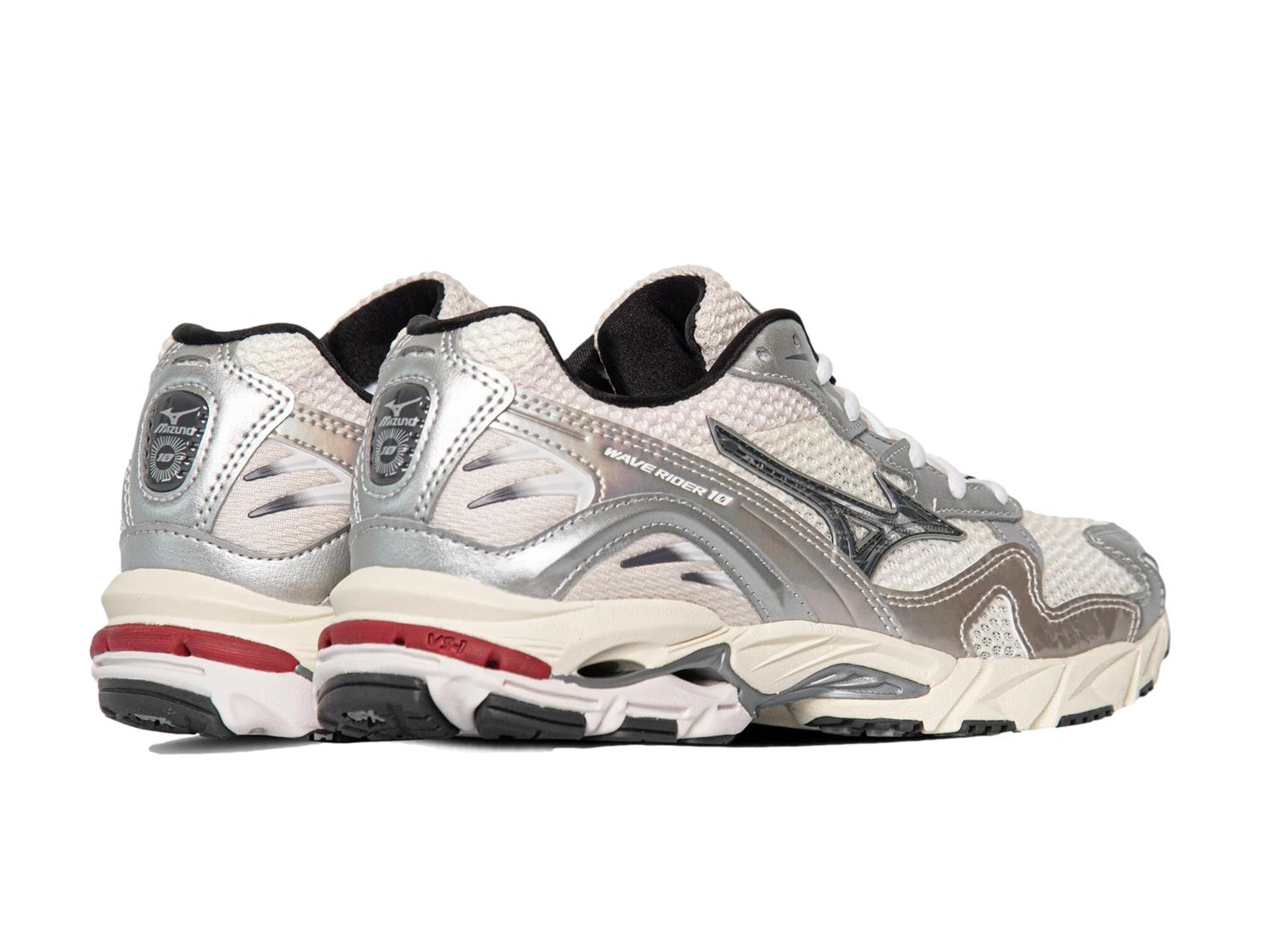 Mizuno Wave Rider 10 Sko Off-White - modostore.no