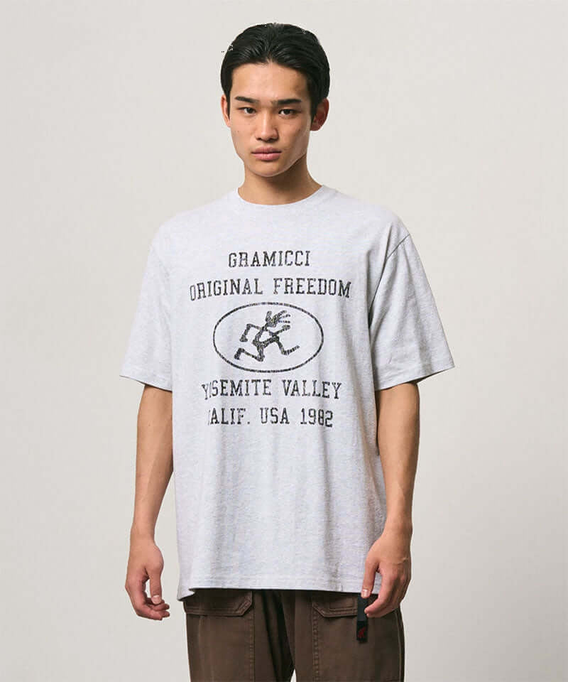 Gramicci Yosemite Valley Tee T-shirt Lysegrå