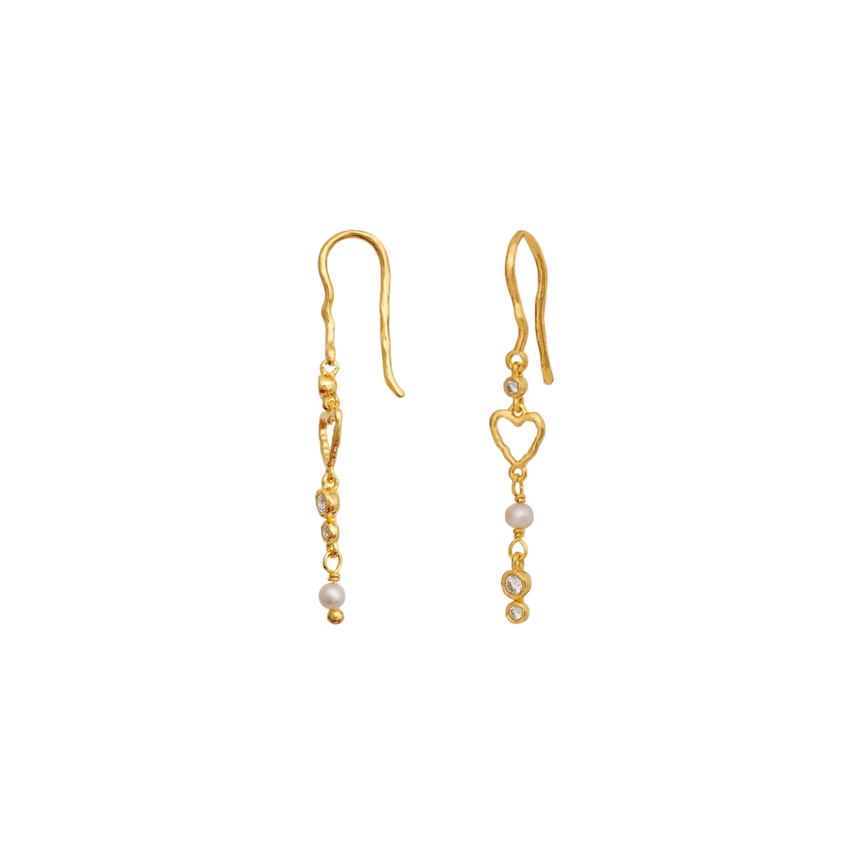 Maanesten Kali Earrings Øredobber Gull