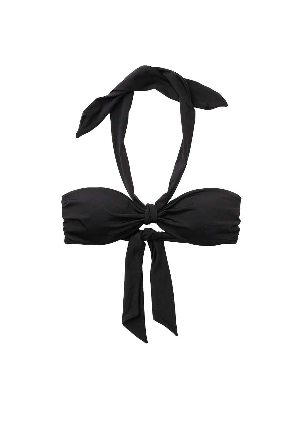 Seaquelle Helio Top Badetøy Blank Sort - modostore.no