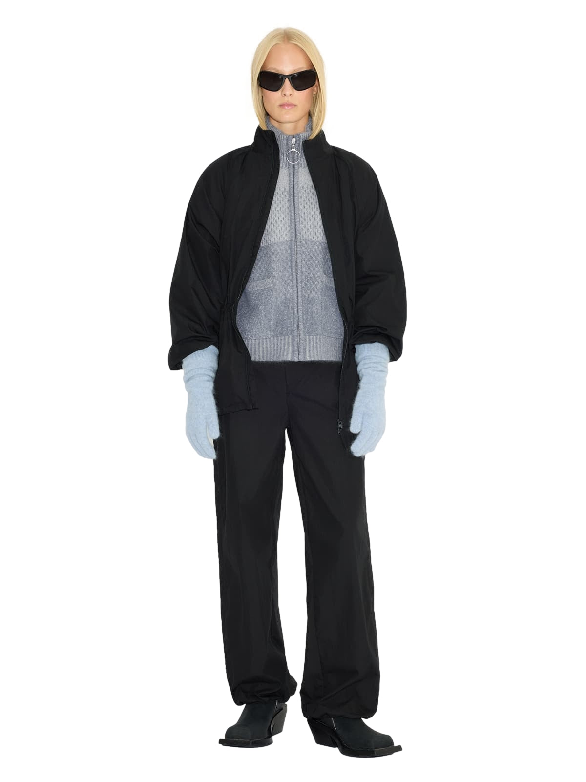 Holzweiler Tine Cardigan Lt. Blue Mix Cardigan Gråblå