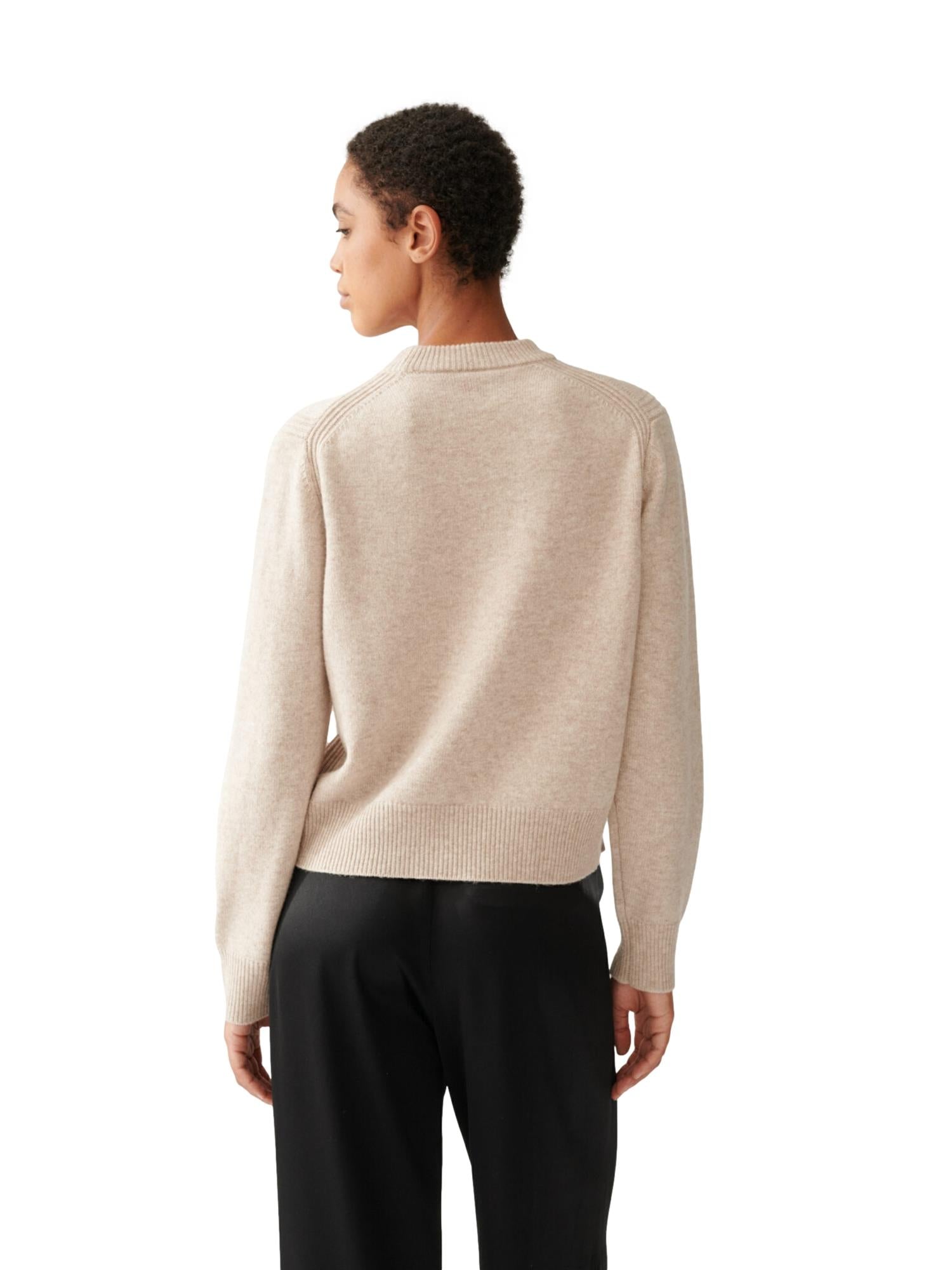 Julie Josephine Alma Sweater Genser Ecru - modostore.no