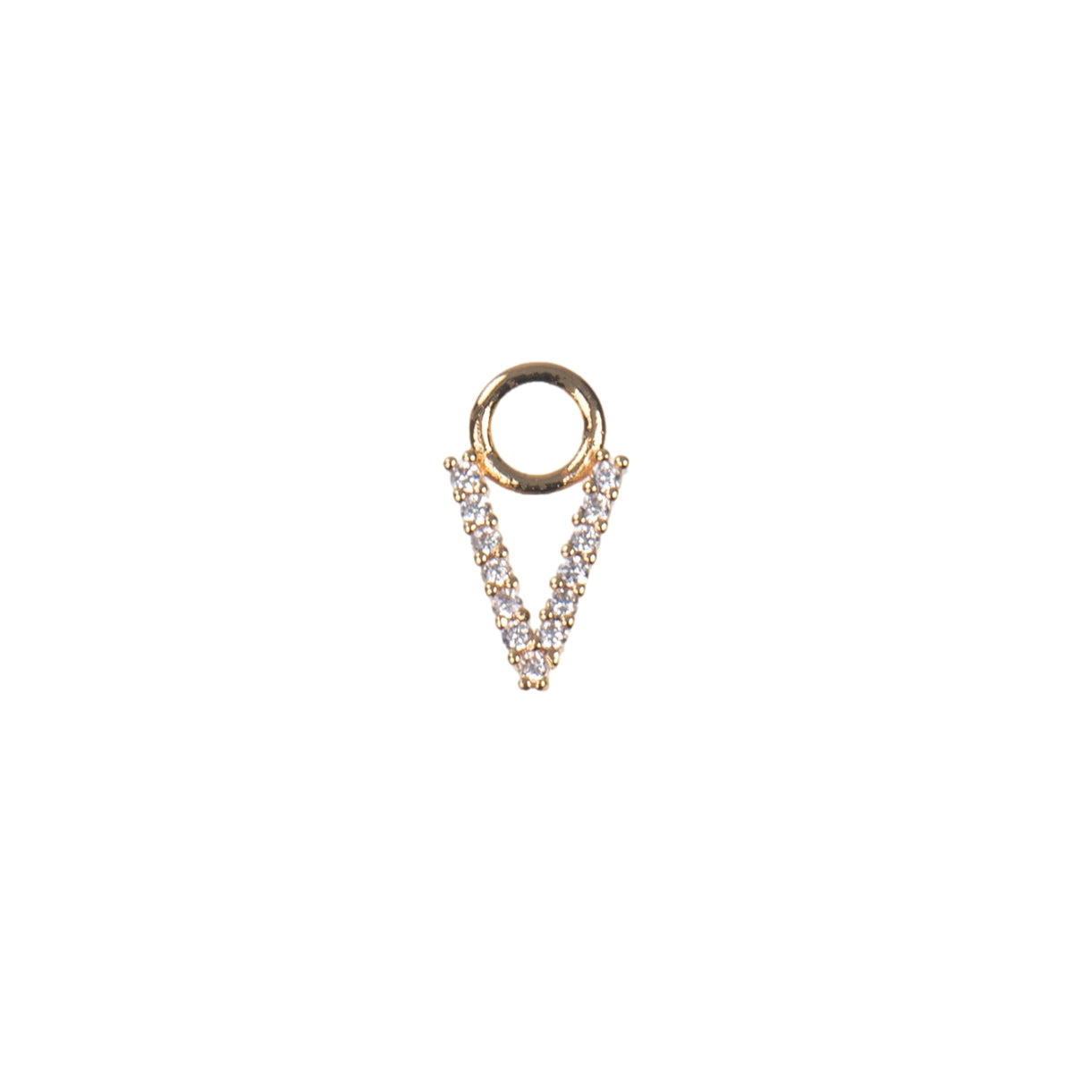 Emilia by Bon Dep letter charm V Charm Gull - modostore.no