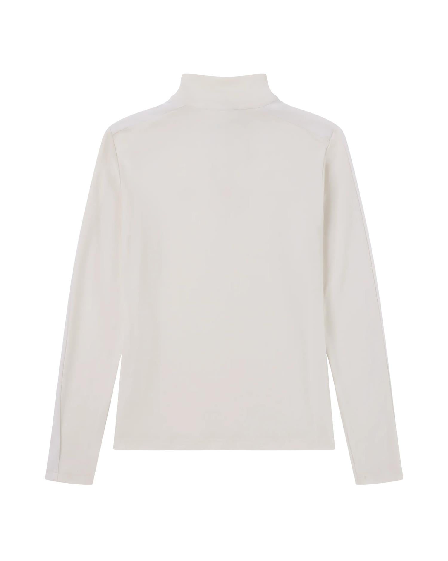 Amundsen 5Mila Half Zip Monochrome Womens Genser Hvit - modostore.no