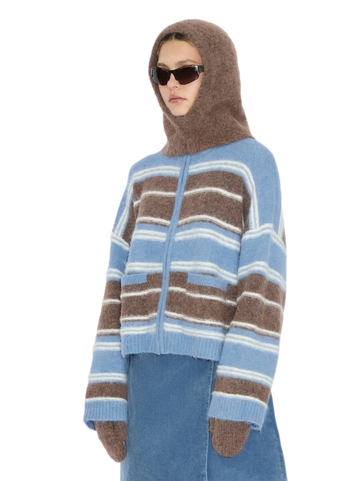 Holzweiler Tine Fluffy Balaclava Balaclava Brun - modostore.no