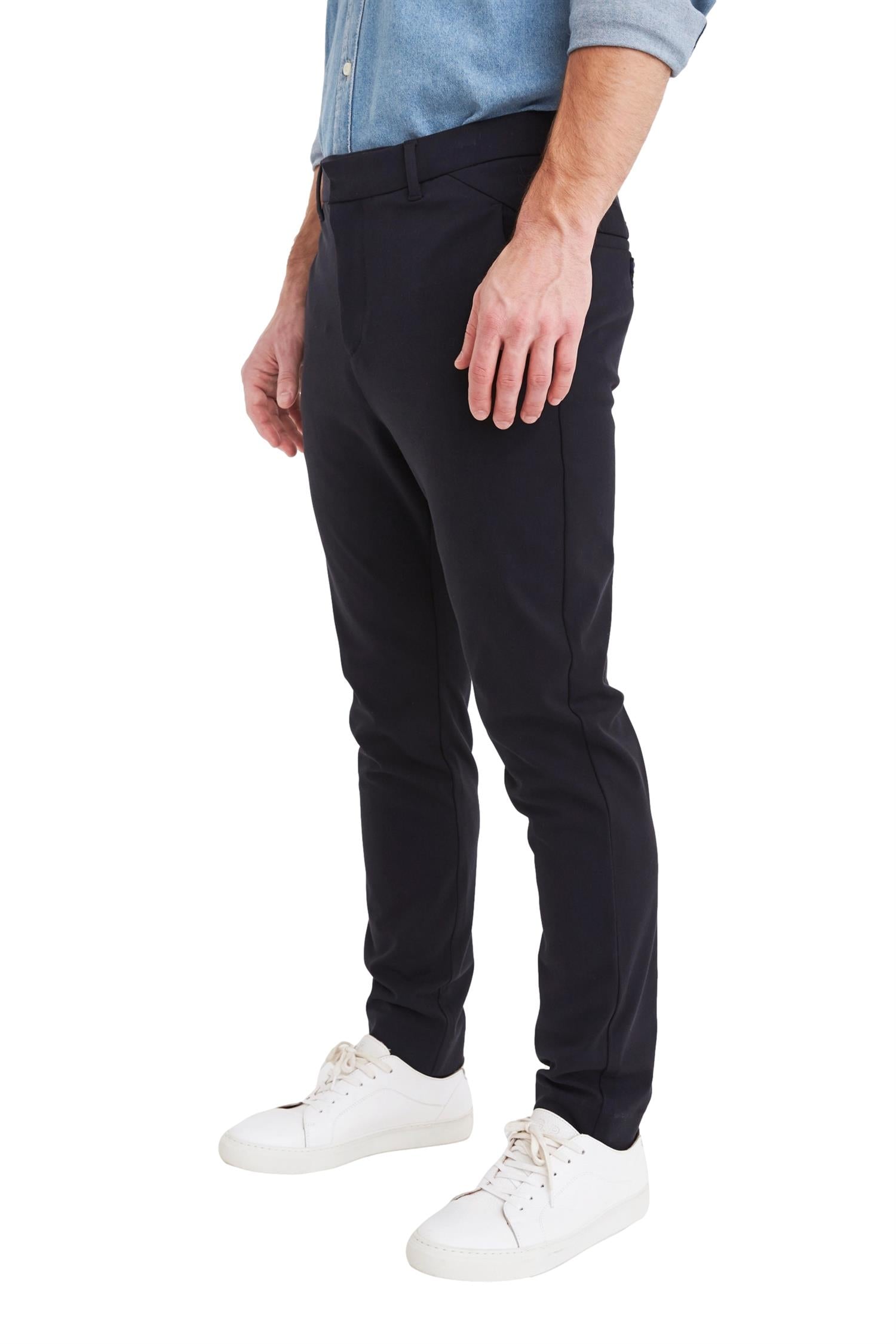 Plain JoshPL 315 Deep Navy Bukse Navy - modostore.no