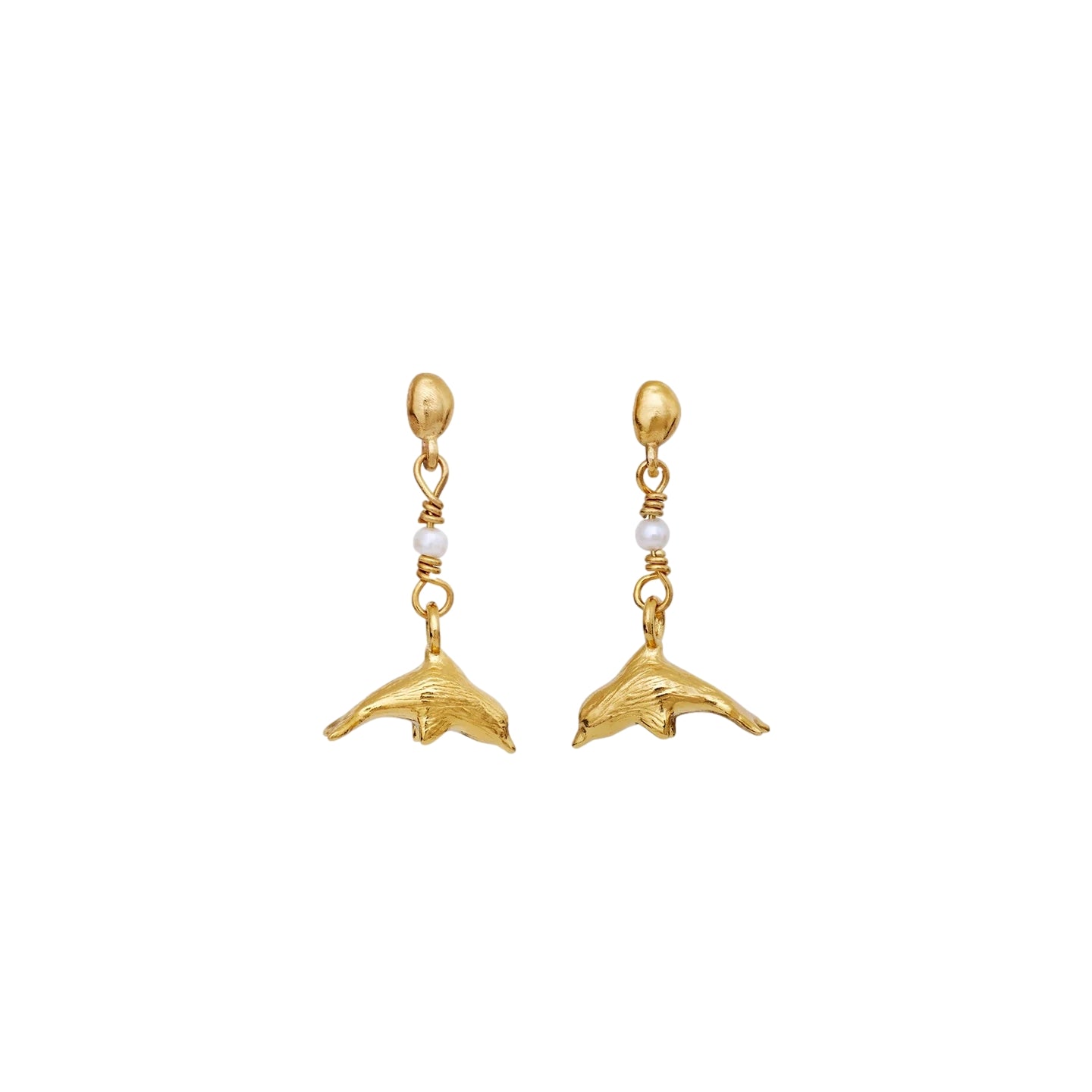 Maanesten Adella Earrings Øredobber Gull - modostore.no