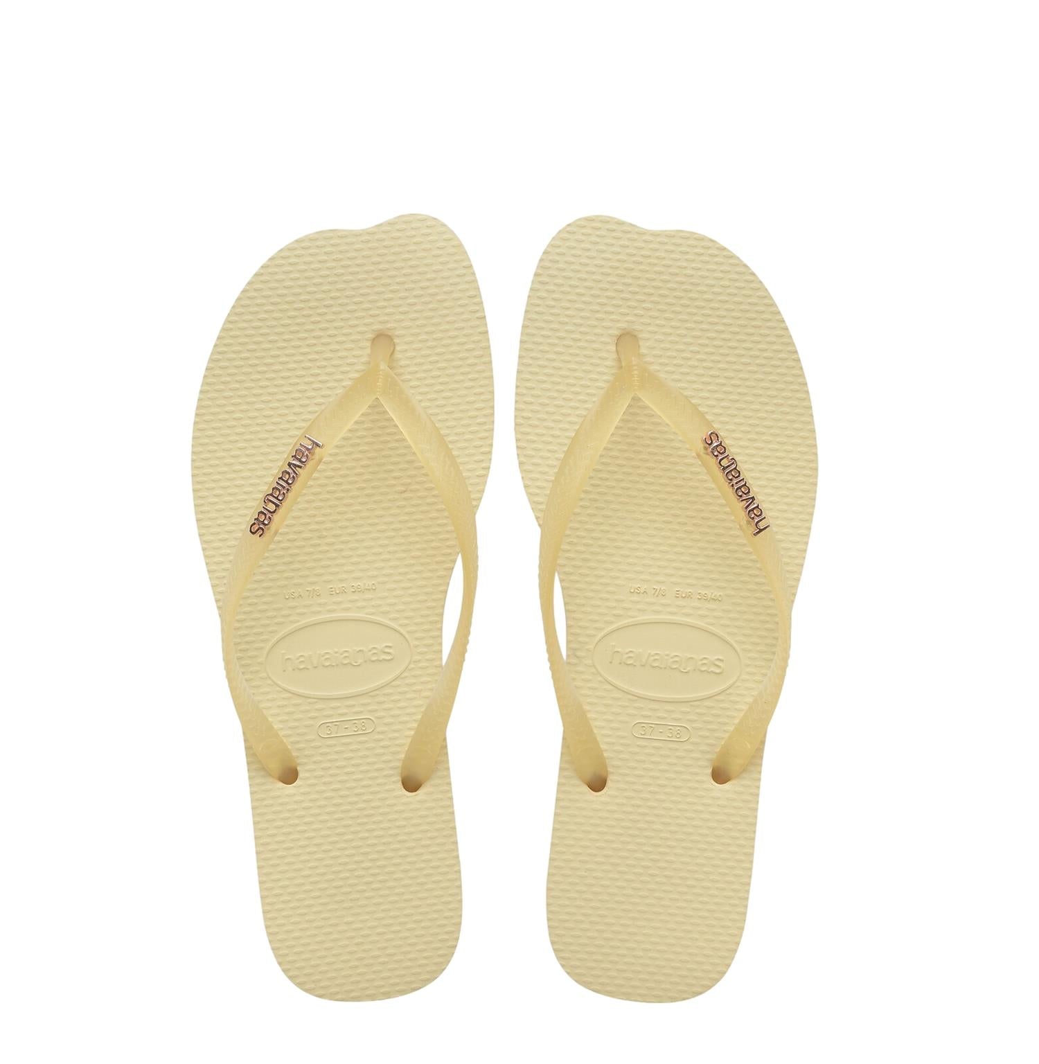 Havaianas Hav. Slim Split Buttercream Sko Gul
