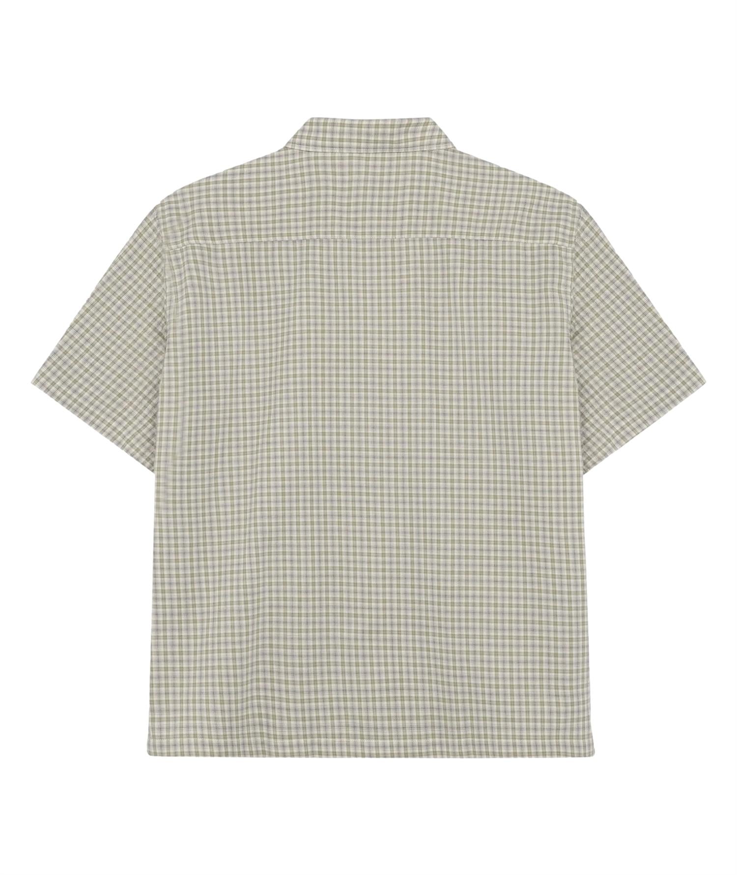 Garment Project Holiday Shirt Skjorte Grønn Mønster - modostore.no