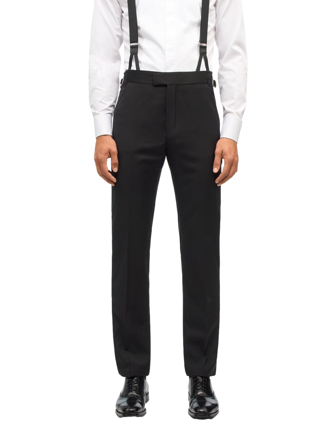 Sort dressbukse fra Tiger of Sweden Tucker Smoking, elegant og moderne med rett passform og klassisk stil.