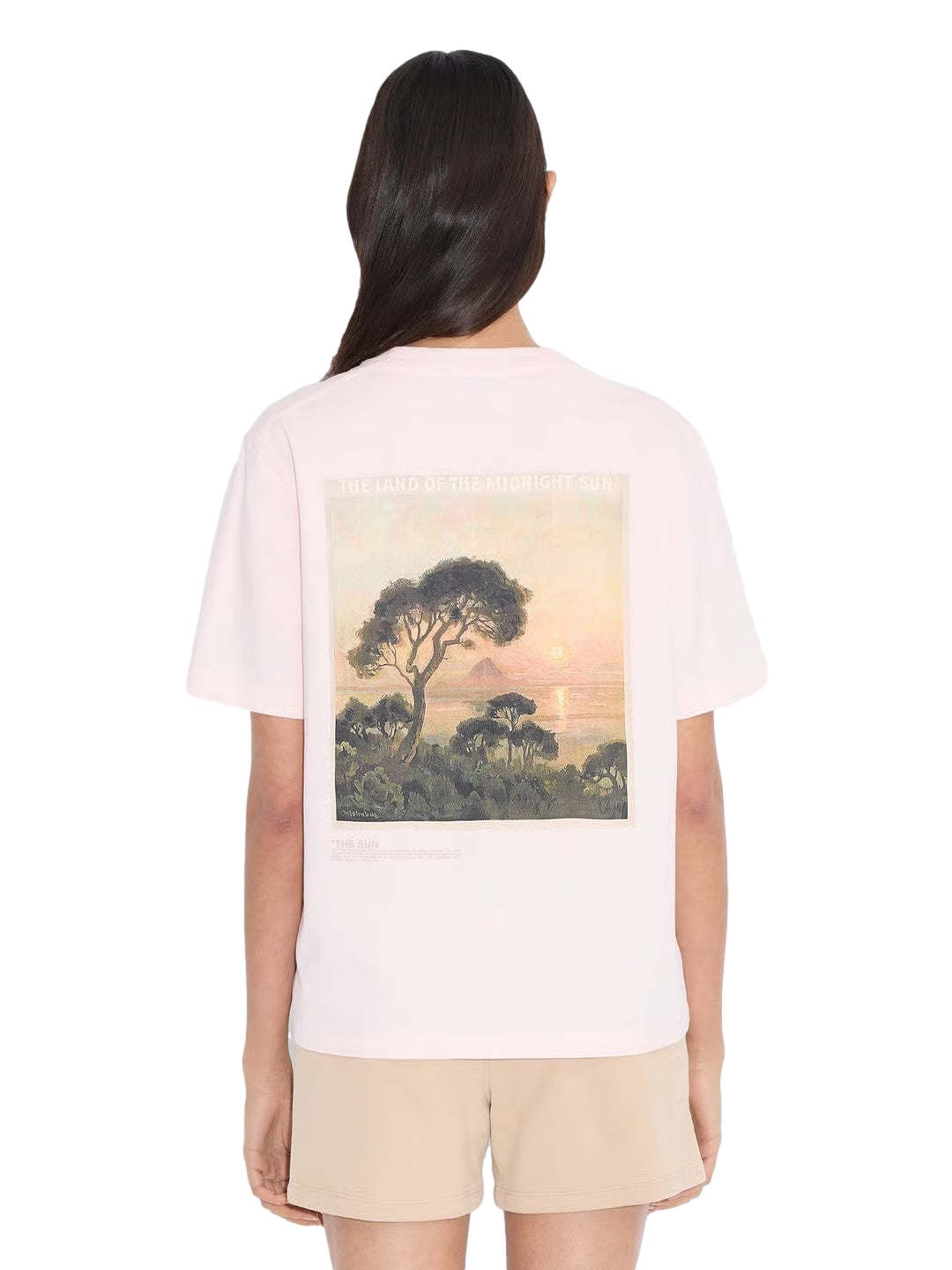 Holzweiler Kjerag National Tee T-shirt Lyserosa - modostore.no