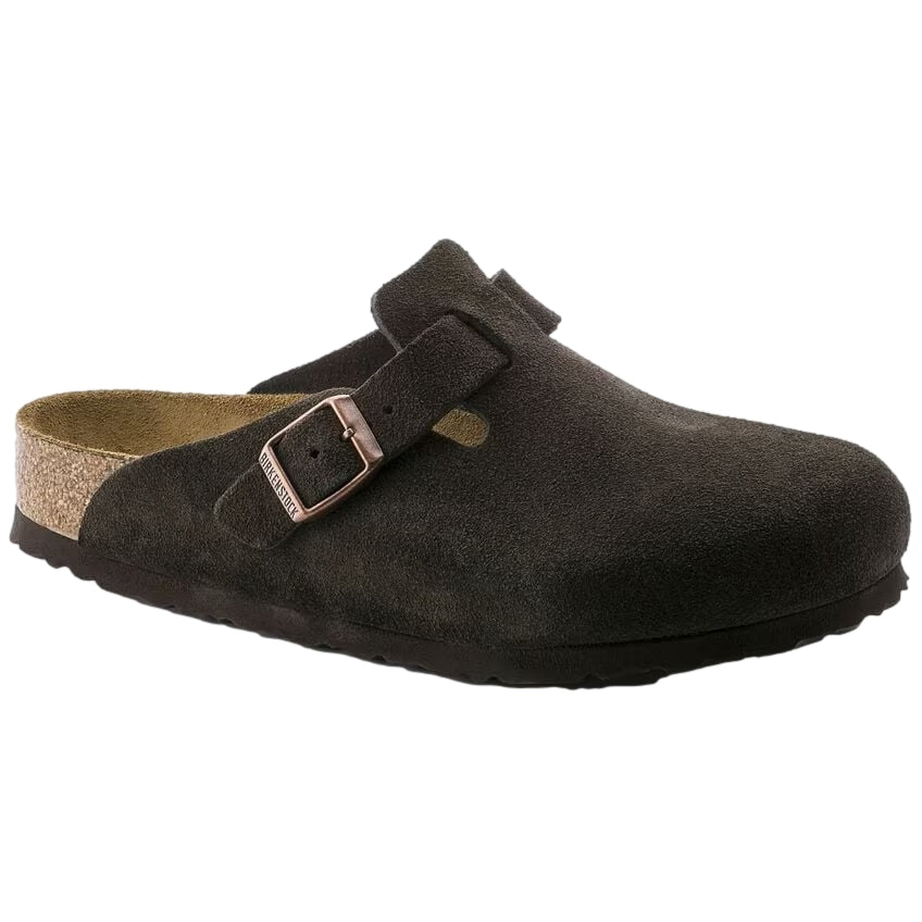 Birkenstock Boston SFB Suede Narrow Mocca Sko Brun - modostore.no