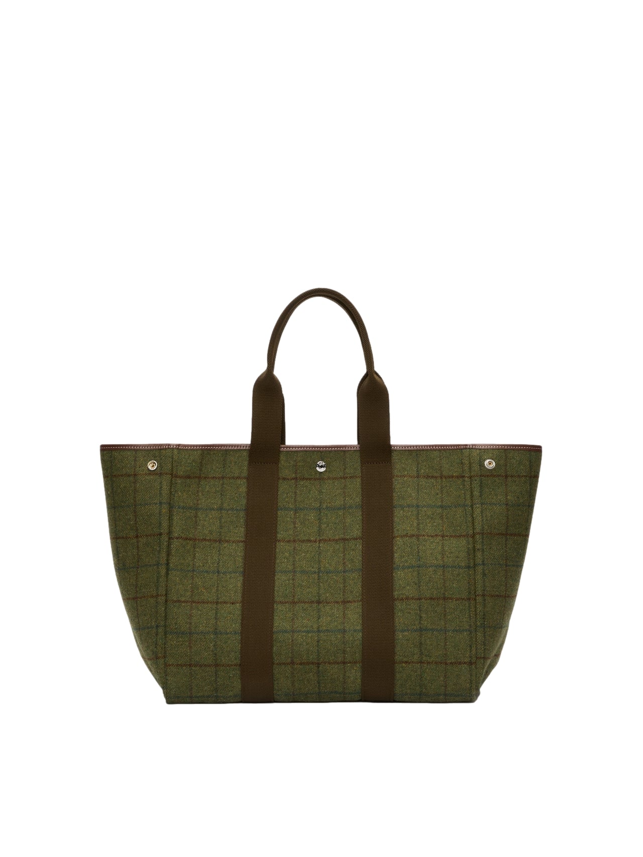 Rue de Verneuil Traversée L Hunting Tweed 02 Veske Khaki