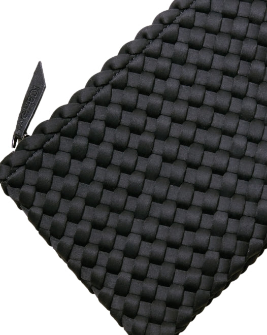 Sort Naghedi St. Barths liten tote-veske i onyx med to håndtak og romslig design, synlig i bildet