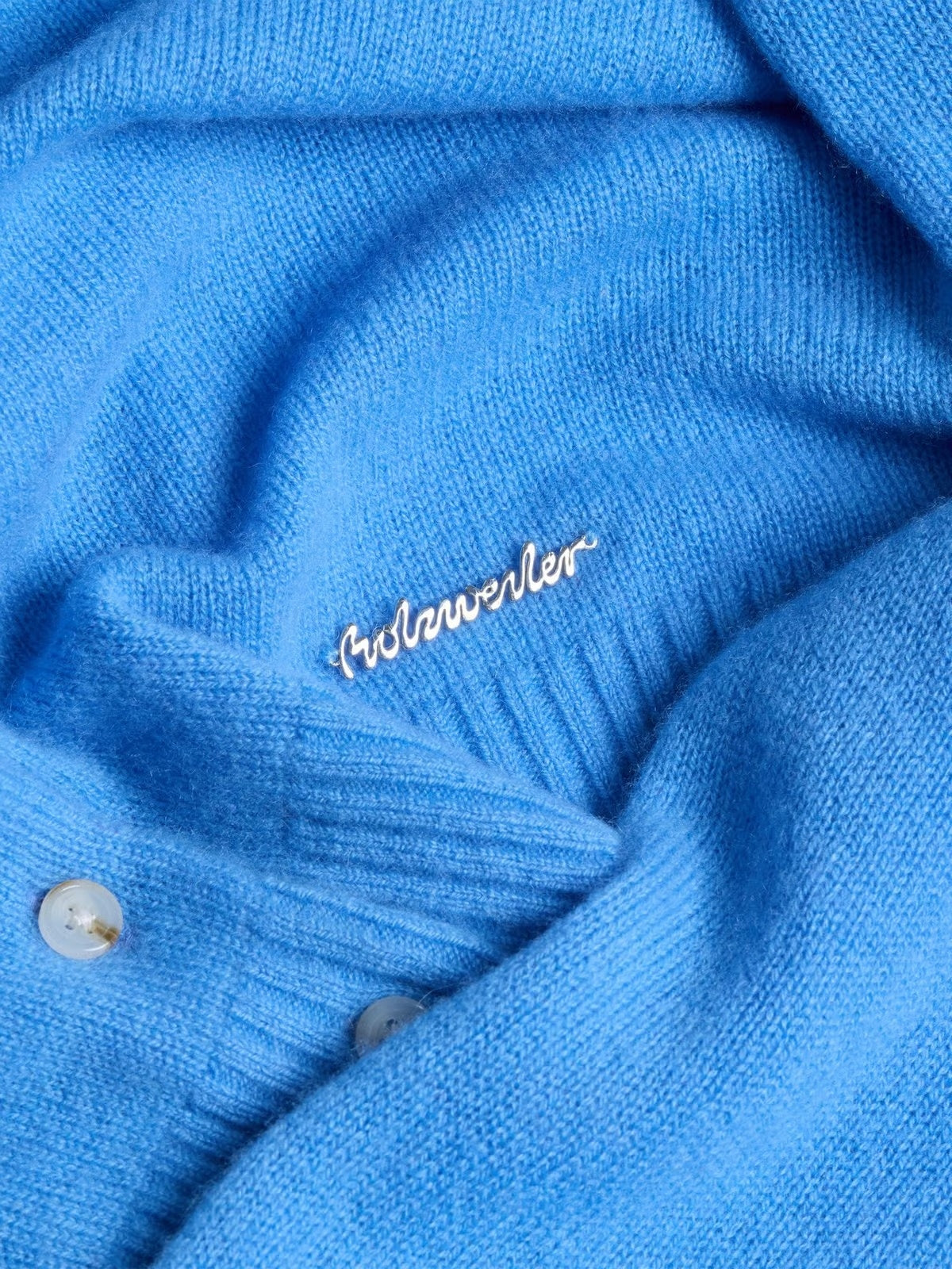 Holzweiler W. Cashmere Cardigan Cardigan Blå - modostore.no