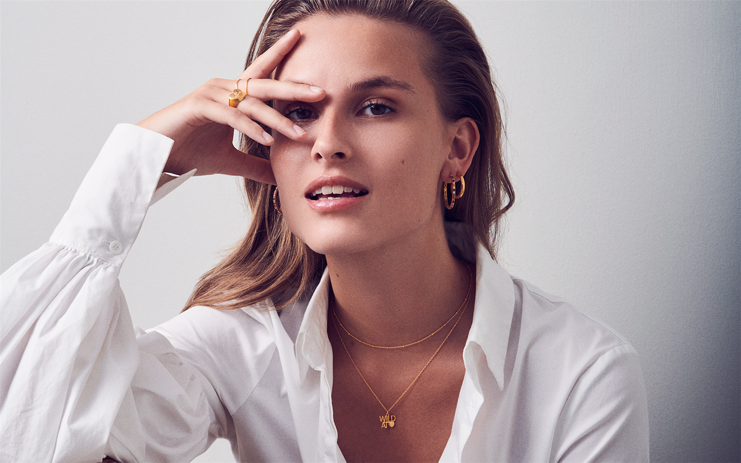 Maanesten Nala Choker Necklace Smykke Gull