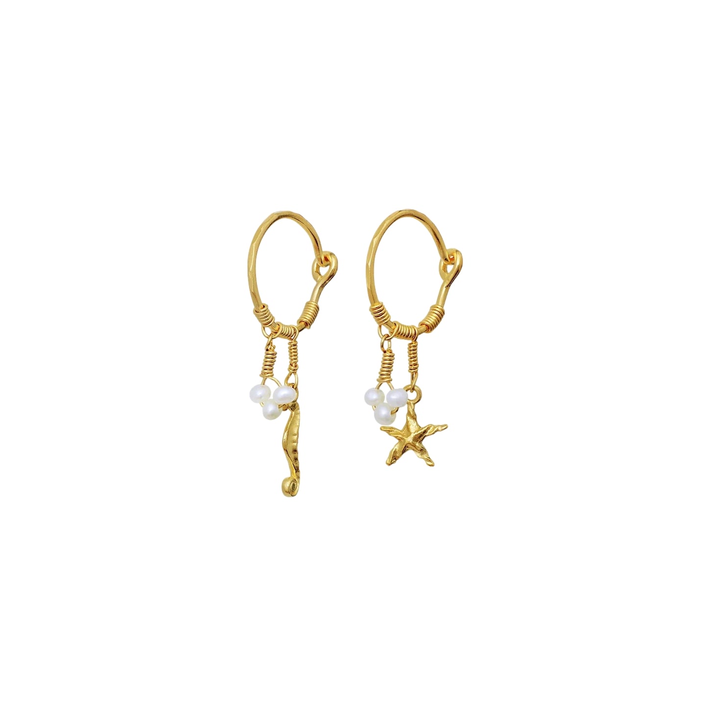 Maanesten Momi Earrings Øredobber Gull - modostore.no