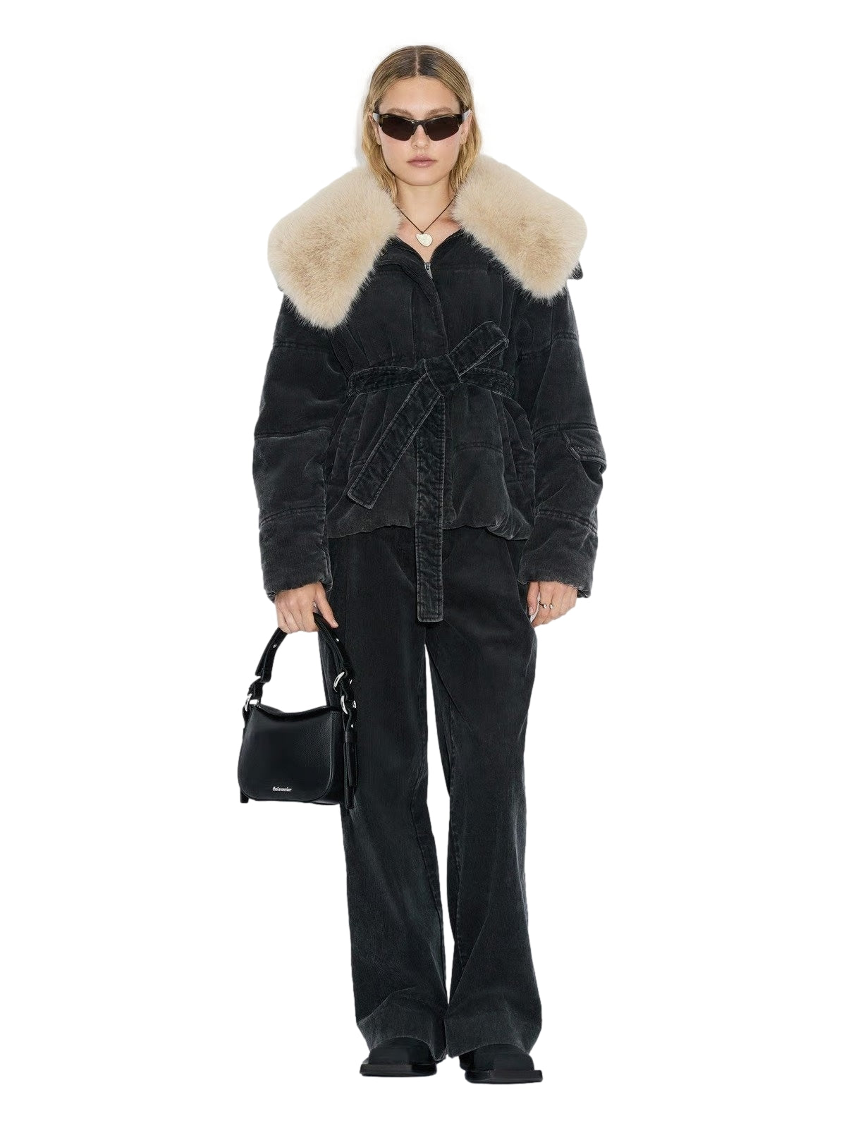 Holzweiler Steilia Cord Jacket Black Jakke Sort