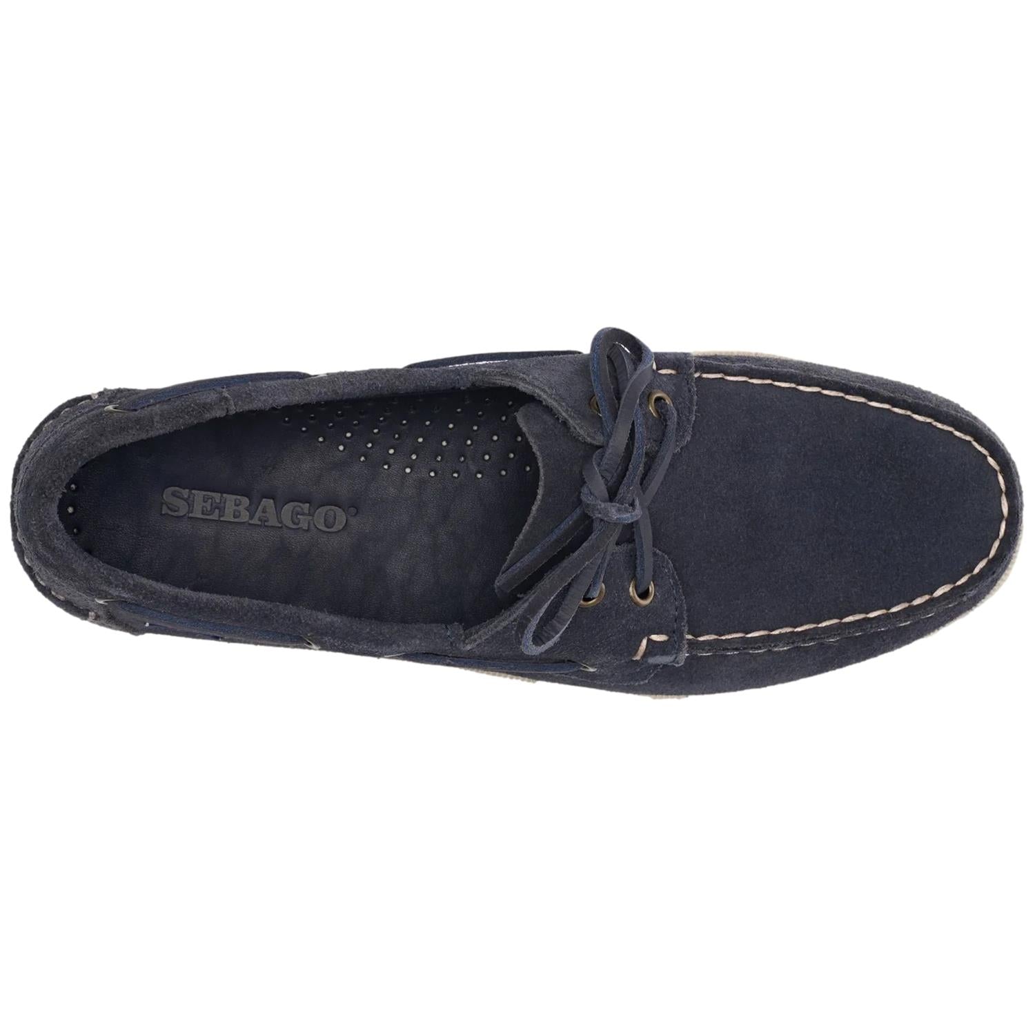 Sebago Docksides Portland Suede Blue Universe Sko Blå - modostore.no