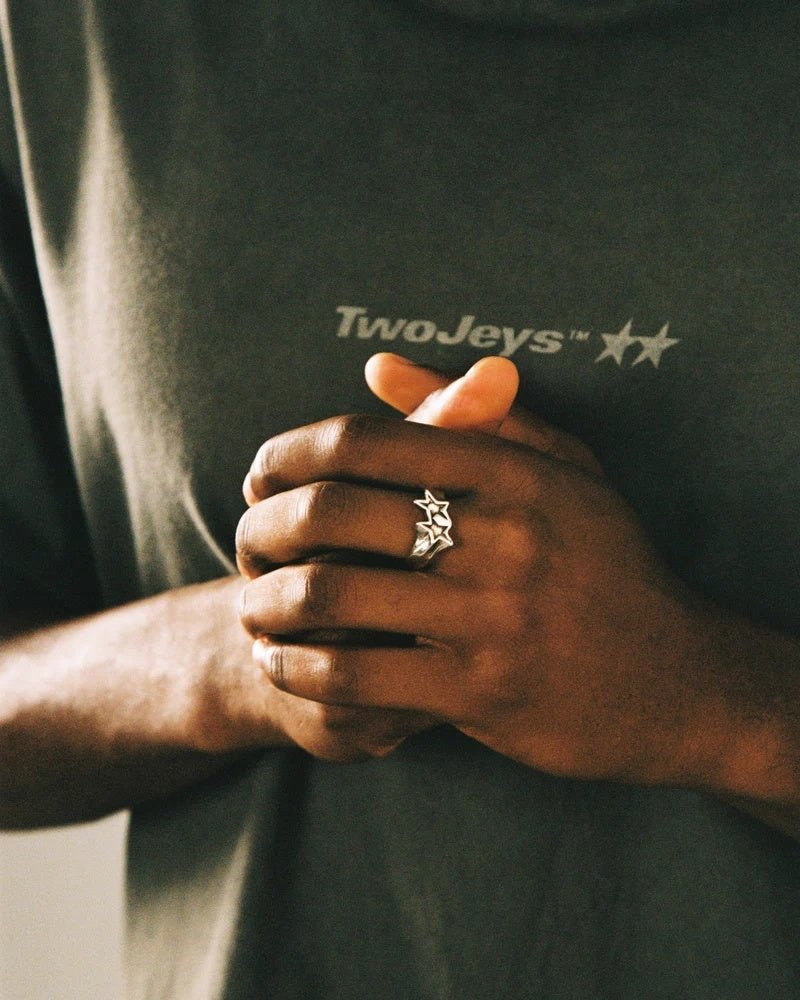 TwoJeys Tilted Icon Ring Ring Sølv - modostore.no