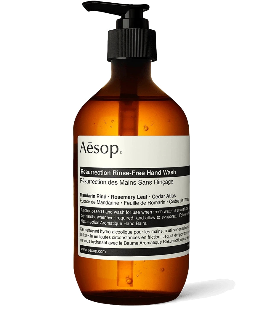 Aesop Resurrection Rinse-Free Hand Wash 500mL Antibakteriell Gjennomsiktig - modostore.no