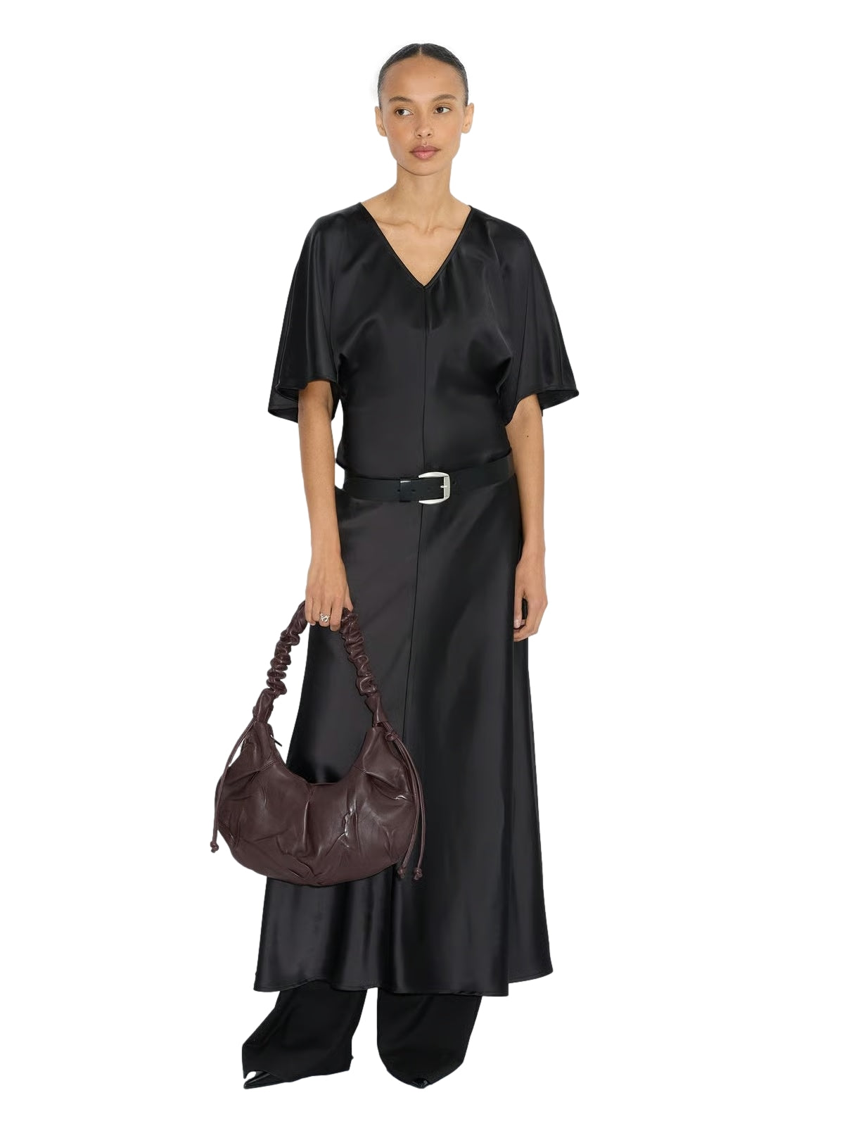 Holzweiler Leni Cocoon Leather Bag Veske Burgunder