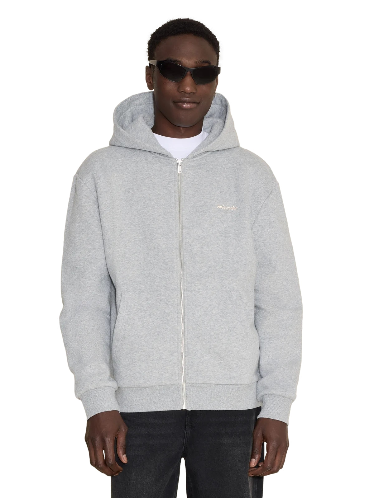 Holzweiler M Regular Zip Hoodie Hettejakke Grå - modostore.no