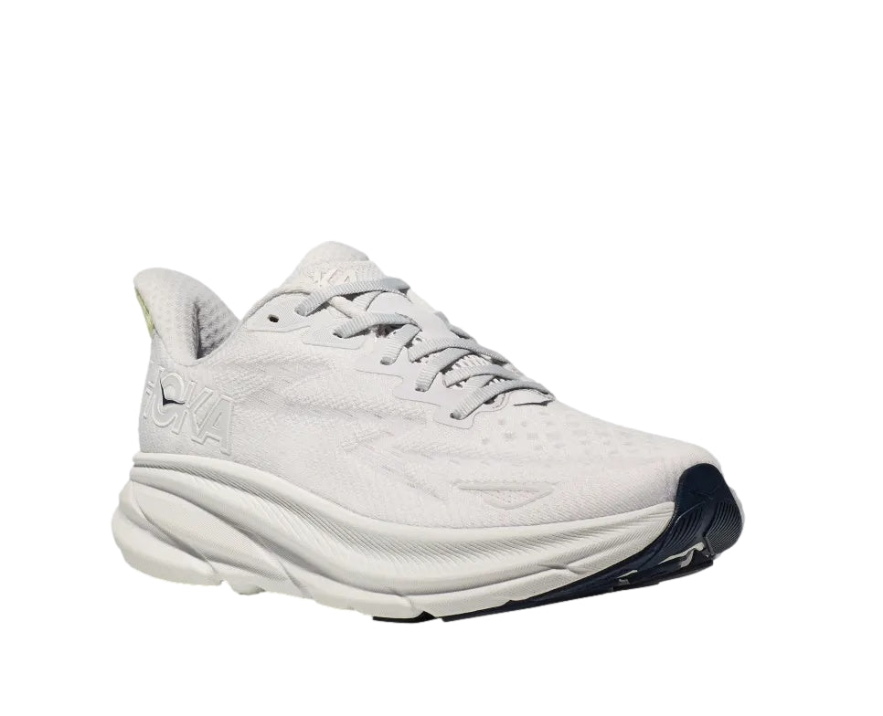 HOKA W Clifton 9 Sko Hvit Og Mørkeblå - modostore.no