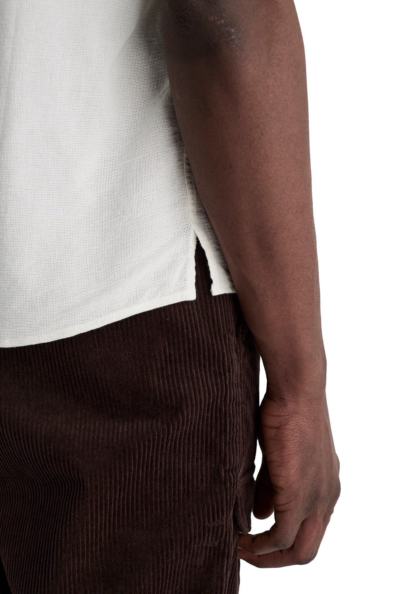 Livid Stone Loose Skjorte Hvit - modostore.no