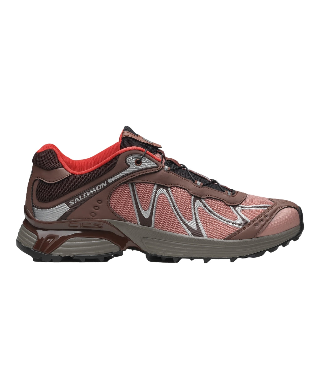 Salomon XT-WHISPER Henna/Tawny Port/Neon Flame Sko Burgunder