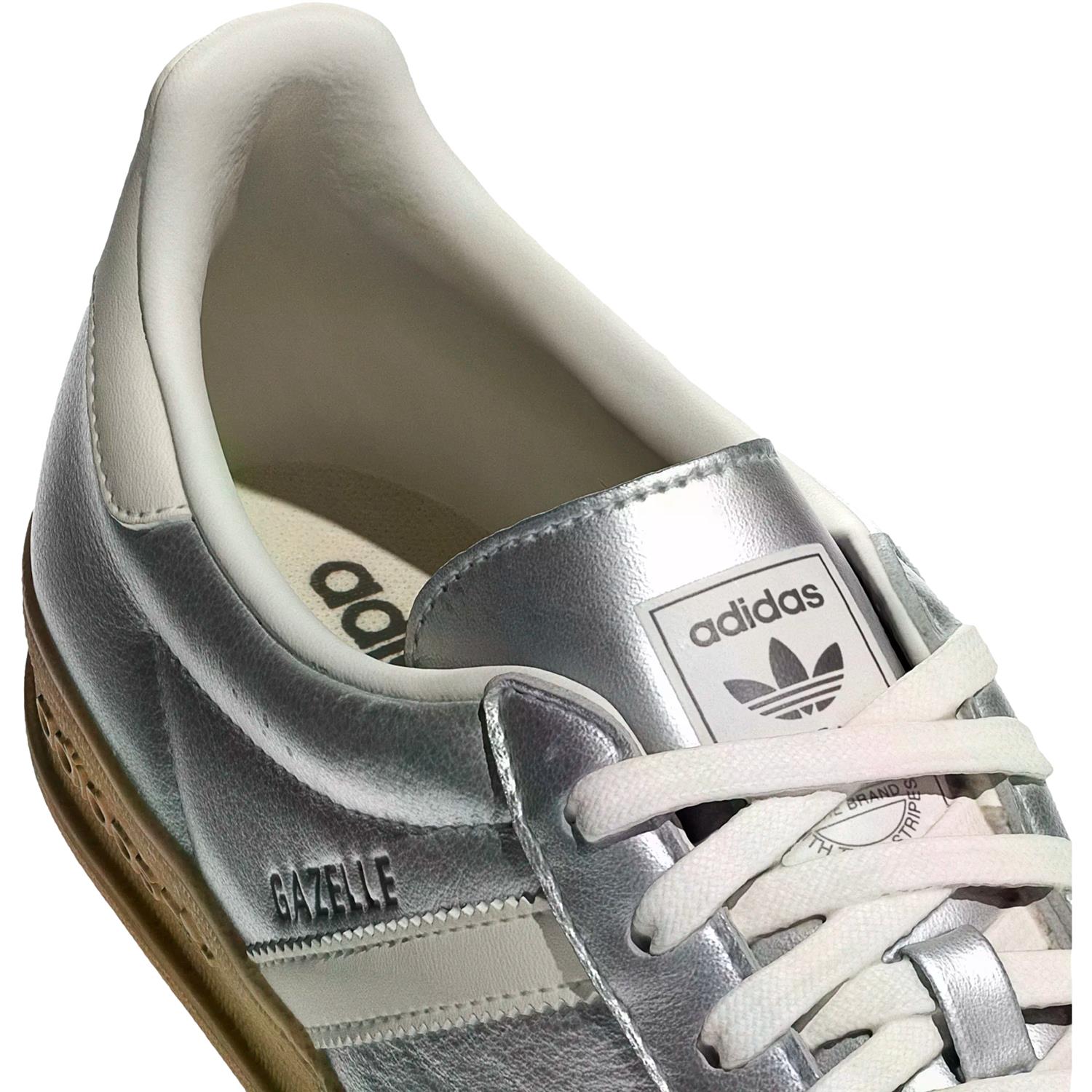 Adidas Gazelle Indoor JR1206 Sko Sølv - modostore.no