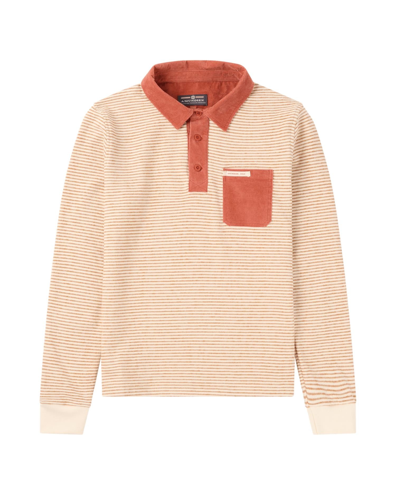Amundsen Chukka Sweater Womens Terra Red Genser Beige Og Rød