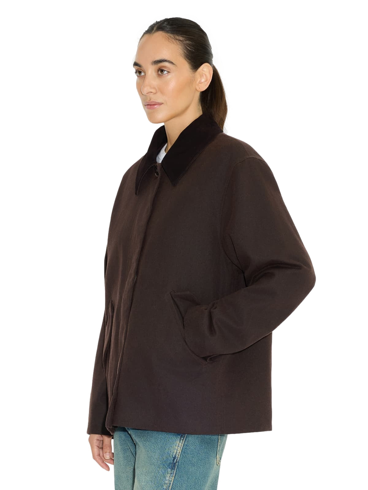 Holzweiler Diana Short Jacket Jakke Mørkebrun