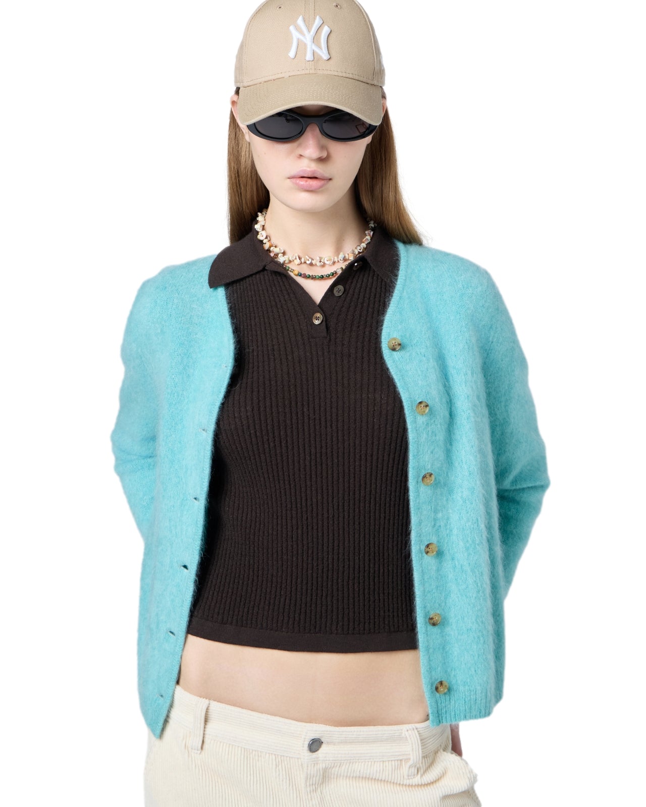 Guest In Residence Grizzly Cardigan Cardigan Turkis - modostore.no