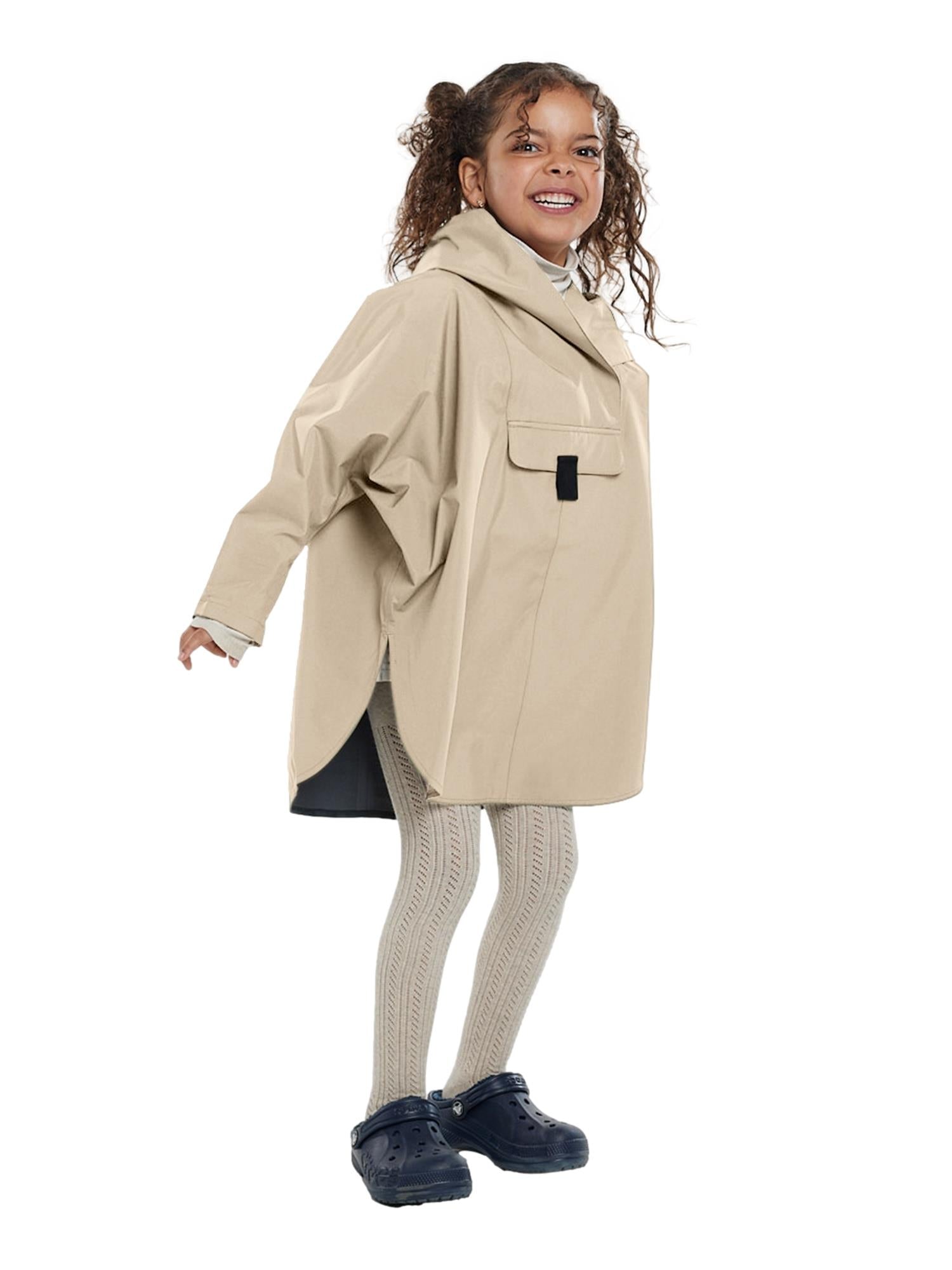 Blæst Bergen Mini barn Beige Jakke Beige - modostore.no