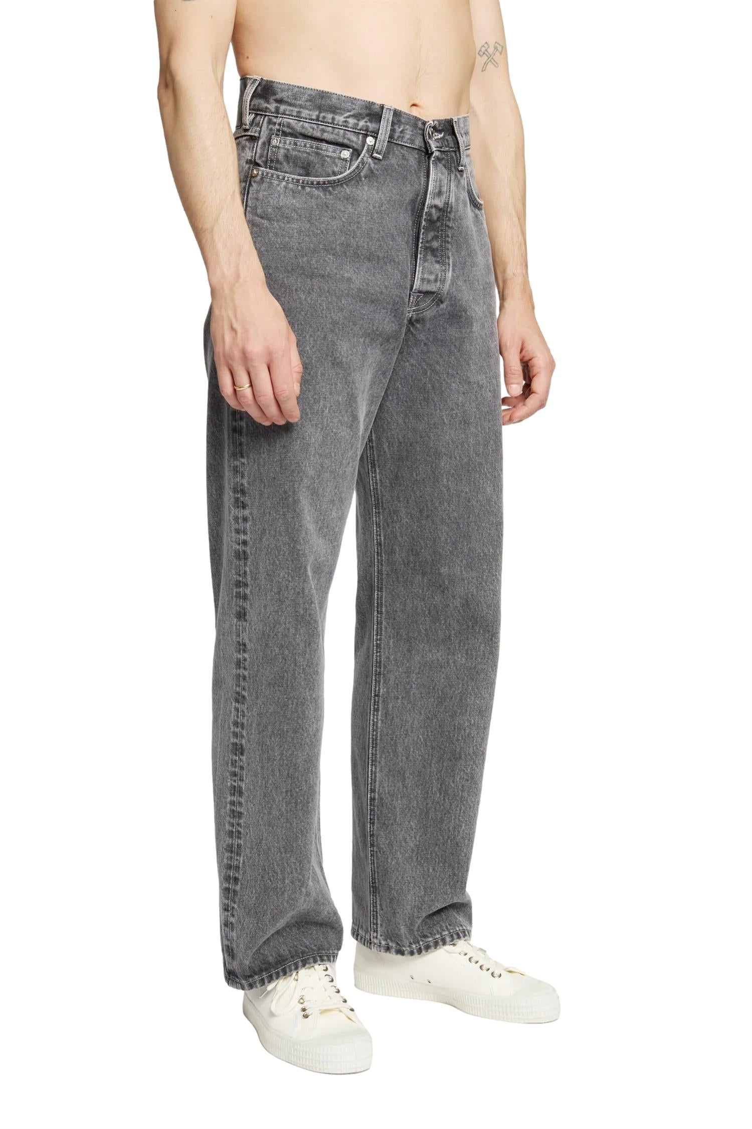 Livid Barnes Japan Gravel Jeans Vasket Sort - modostore.no