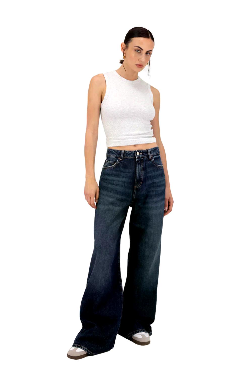 Icon Denim Los Angeles Debby Jeans Mørkeblå