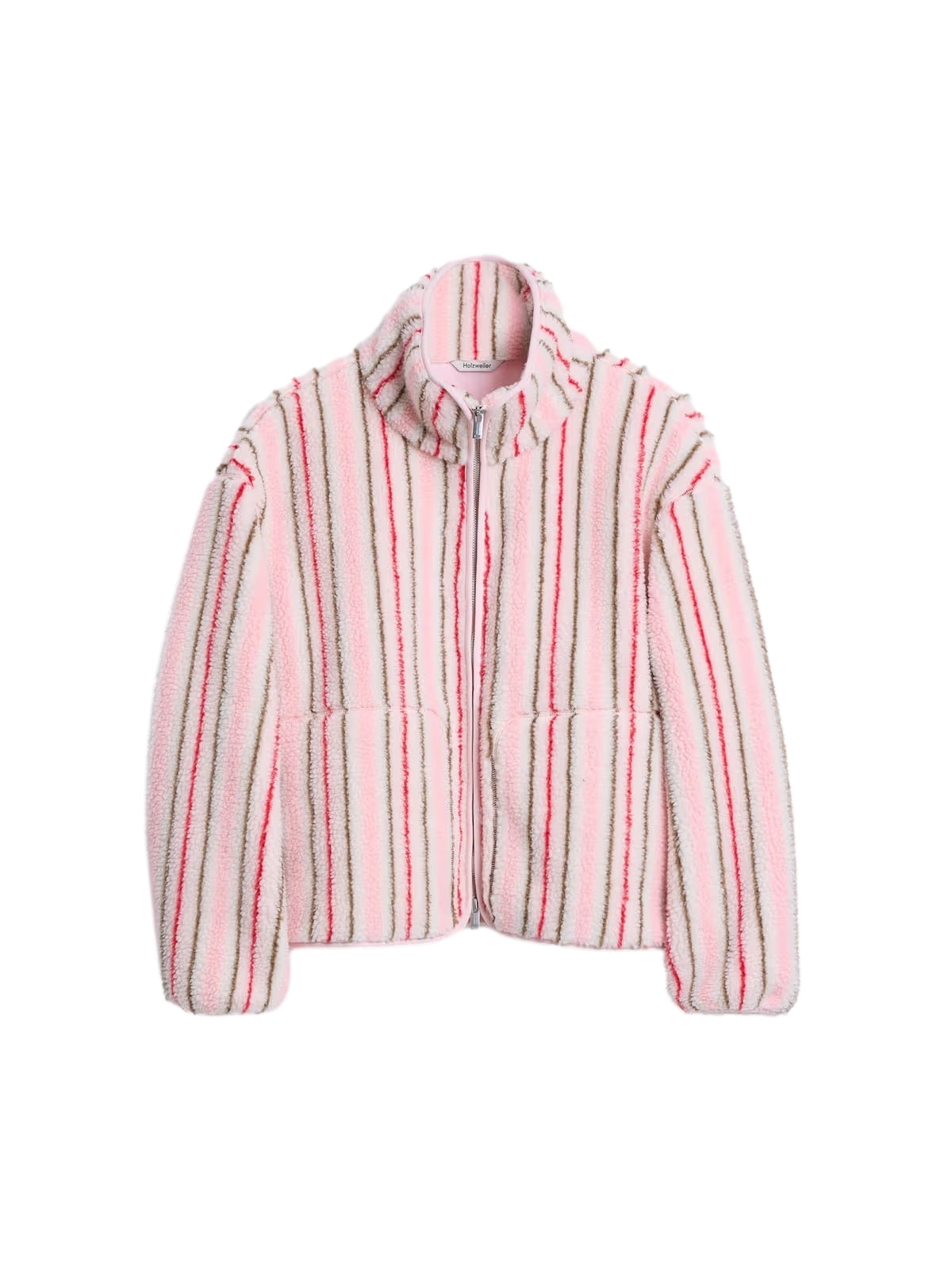 Holzweiler Rype Fleece Jacket Jakke Rosa Mønster - modostore.no